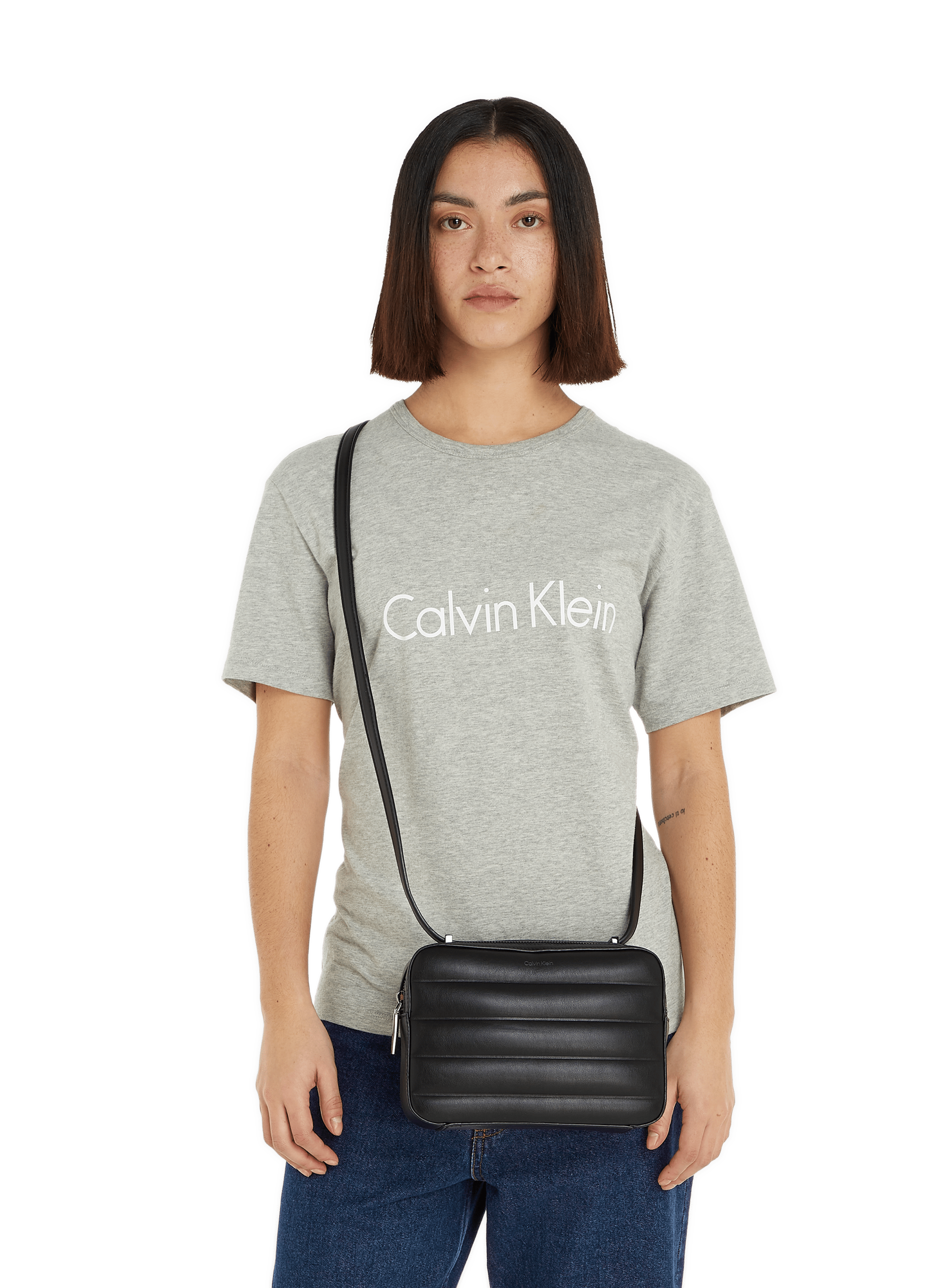 Quilted shoulder bag CALVIN KLEIN Black