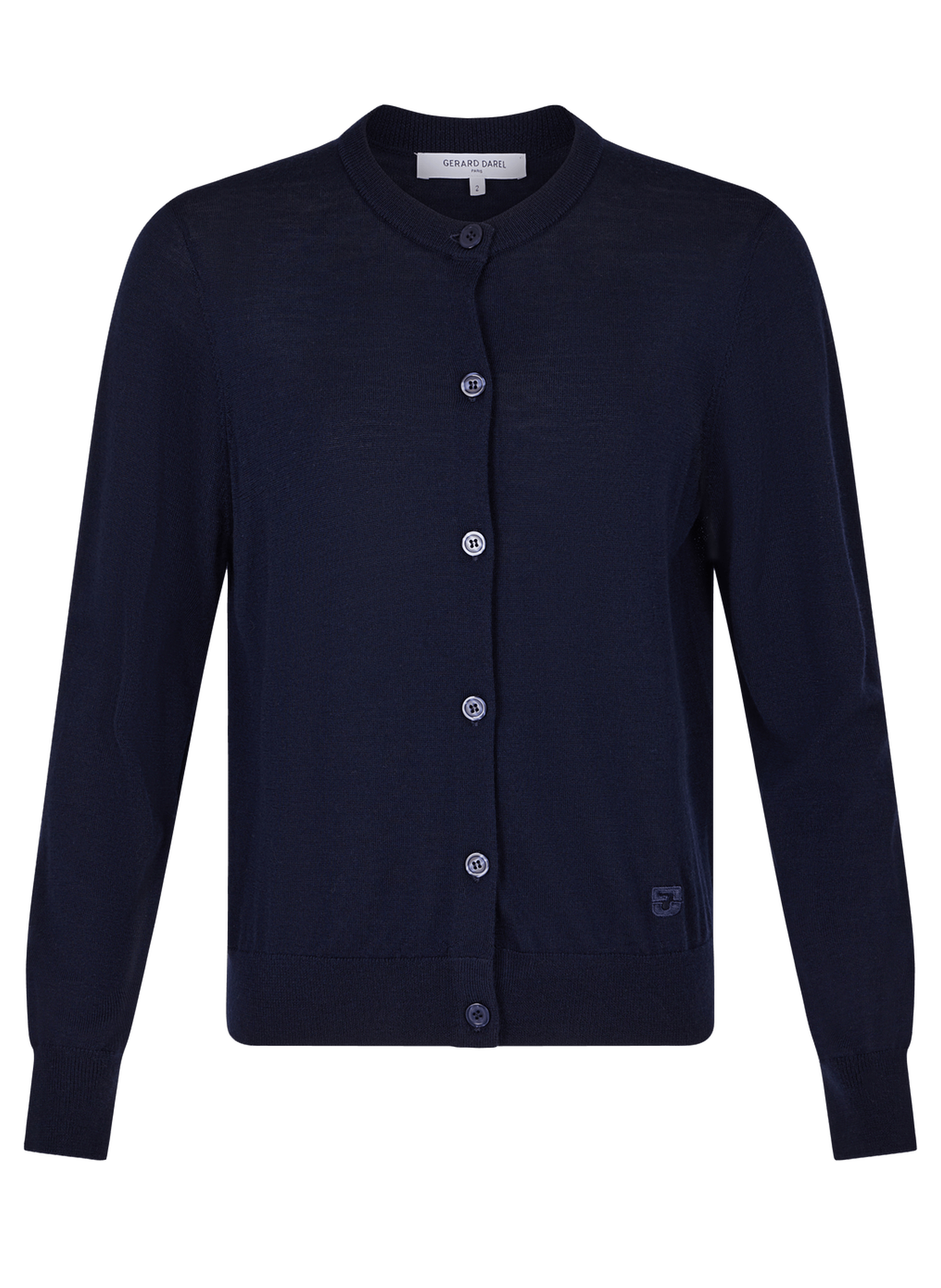 Gilet en laine mérinos - lyane GERARD DAREL Bleu