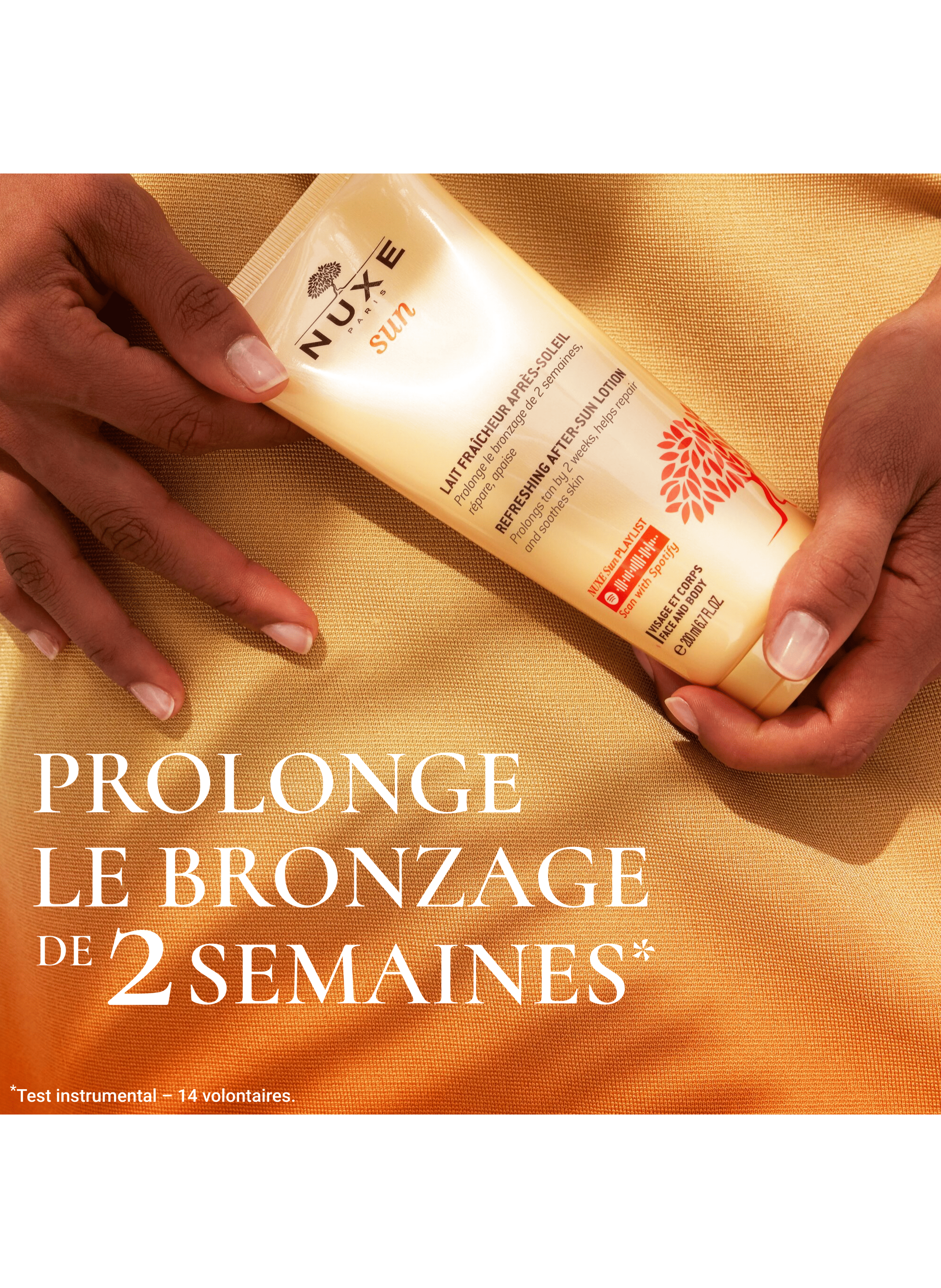 Refreshing After-Sun Lotion for face and body NUXE No color