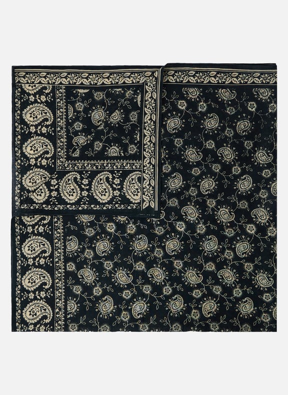 Foulard en voile de coton imprimé sky Bleu by SOEUR SOEUR Foulard en voile de coton imprimé sky Bleu