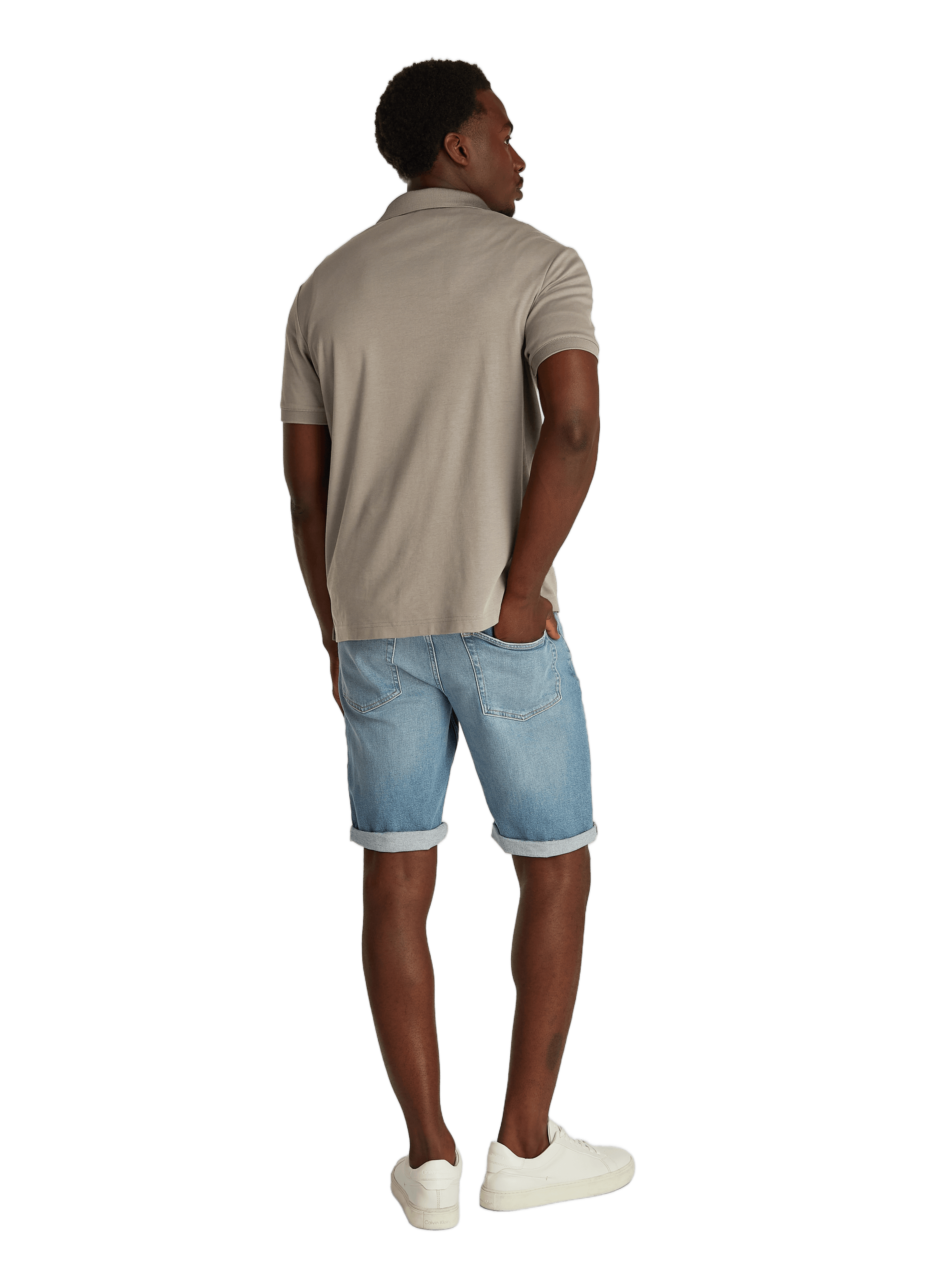 Polo en coton CALVIN KLEIN Beige