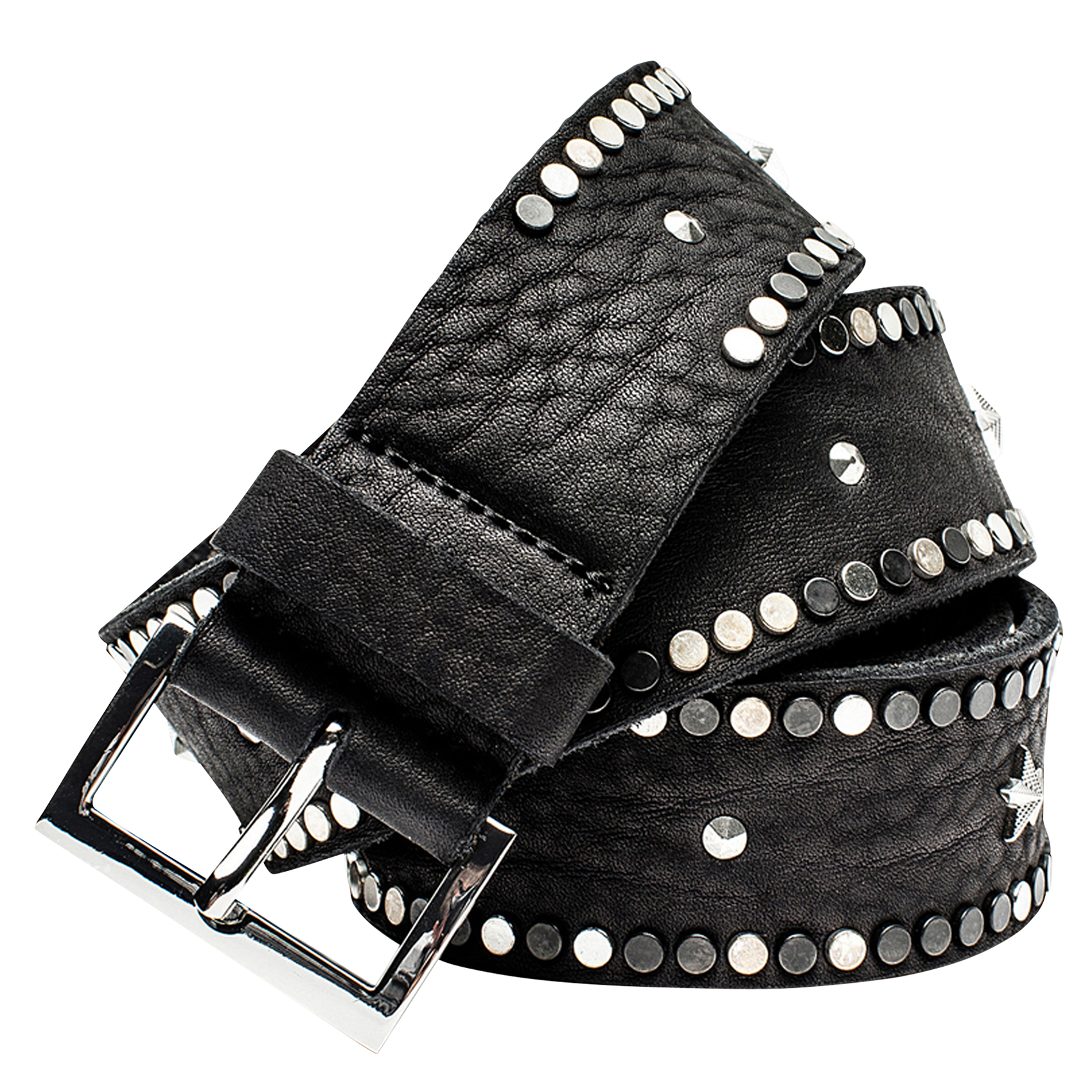 Ceinture en cuir starlight ZADIG&VOLTAIRE Noir