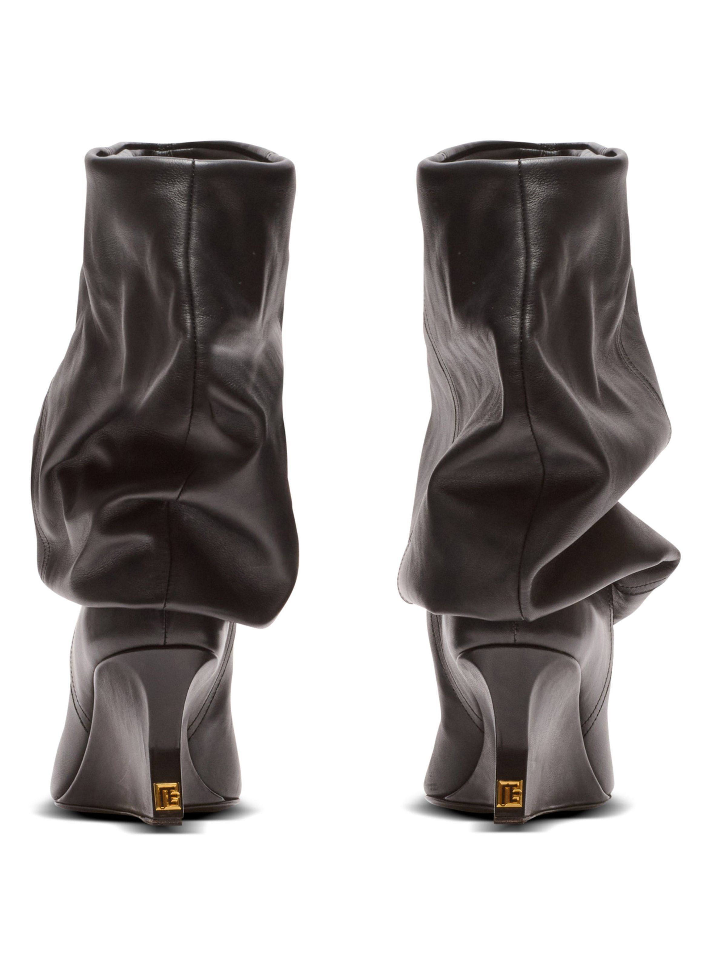 Bottines wedge BALMAIN Noir