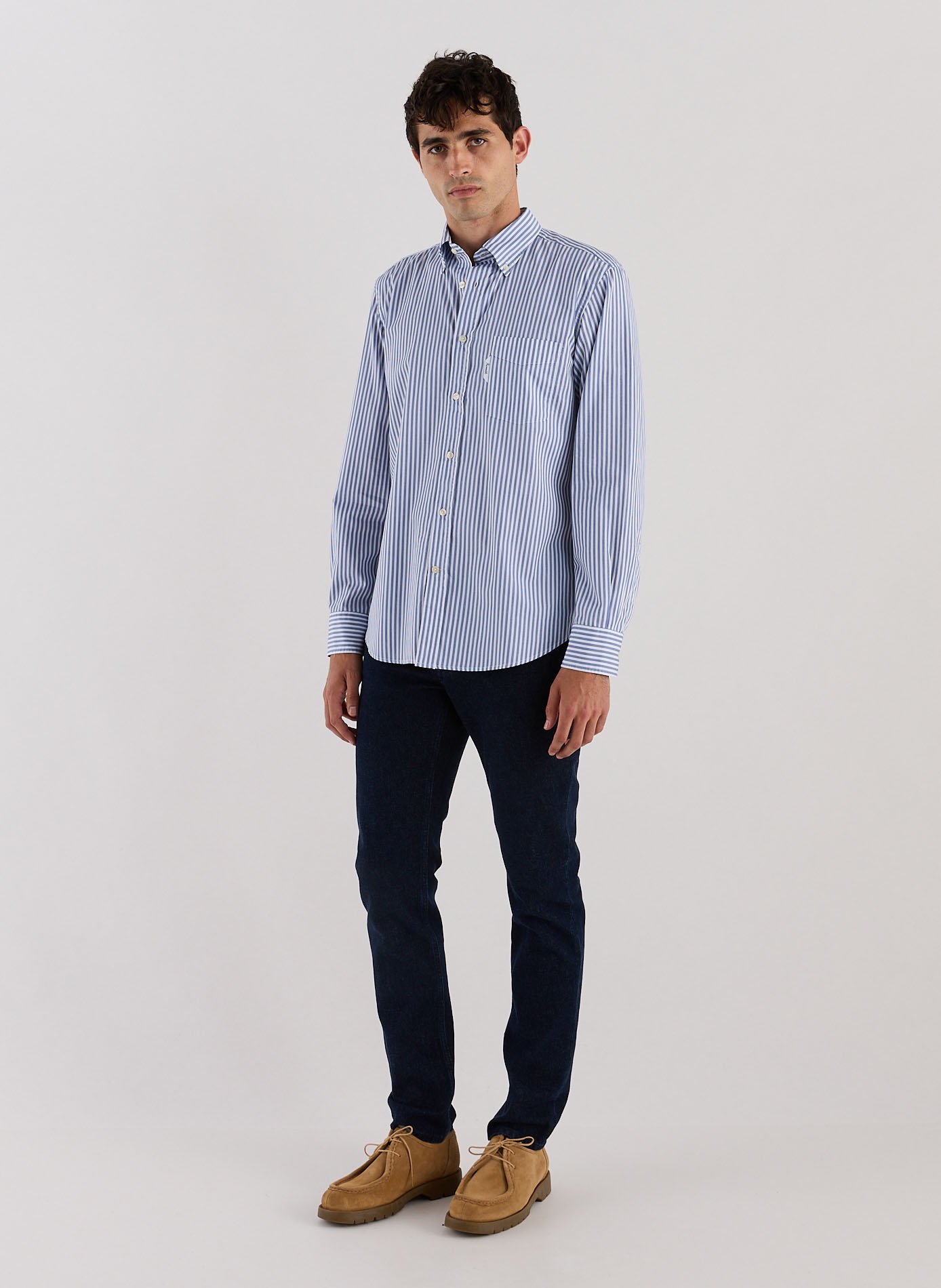 Chemise rayée en coton FACONNABLE Multicolore