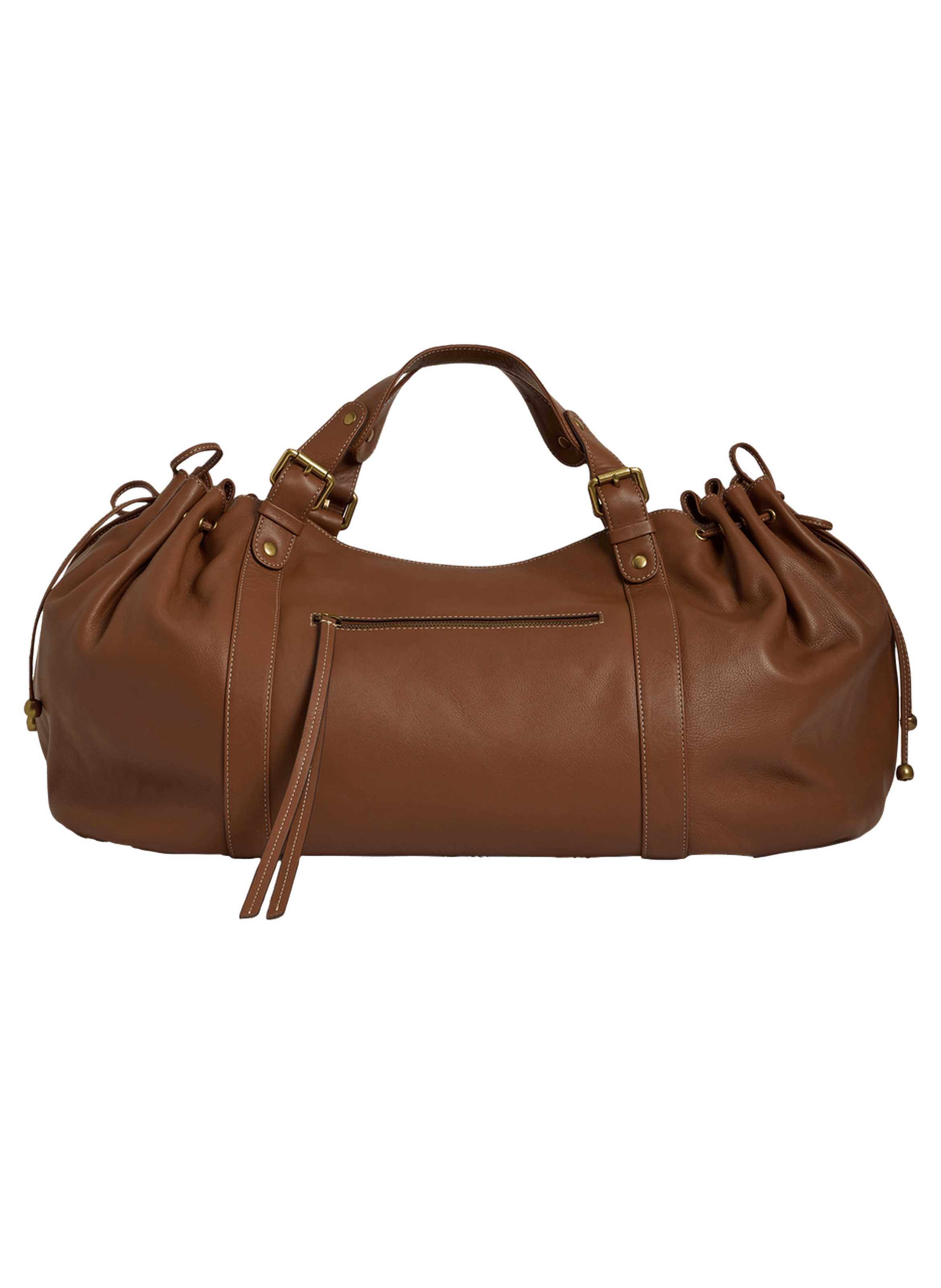 Sac de voyage en cuir - 72h GERARD DAREL Beige