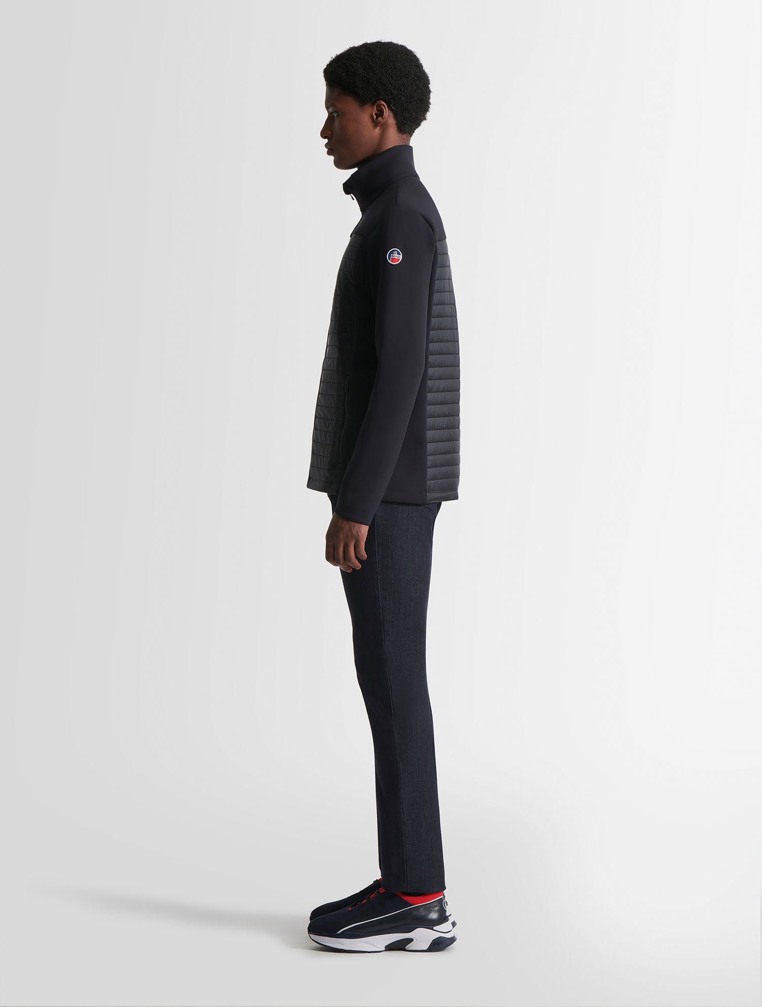 Veste légère aspon col montant coupe ajustée FUSALP Noir