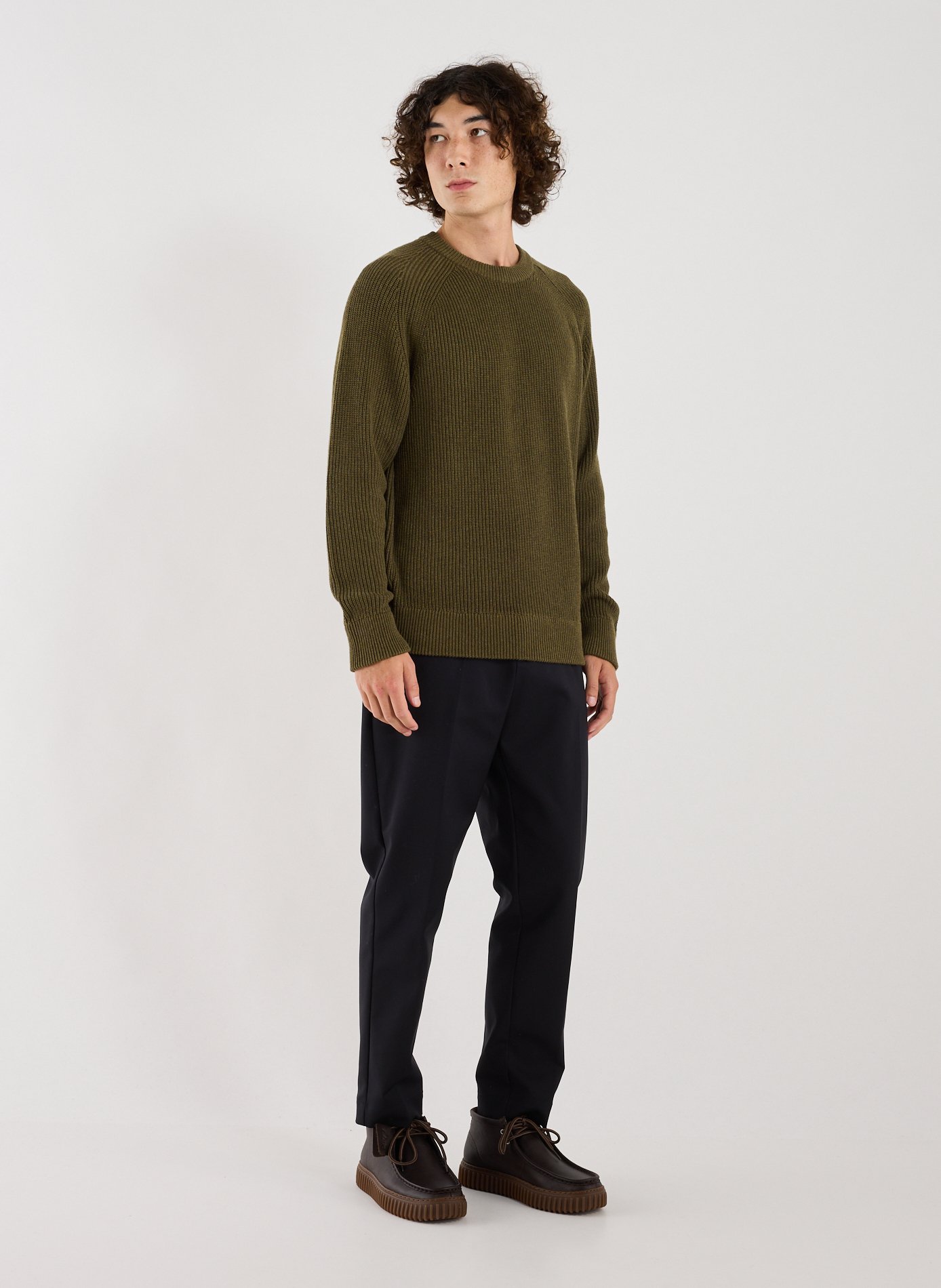 Ribbed jumper NN.07 Green