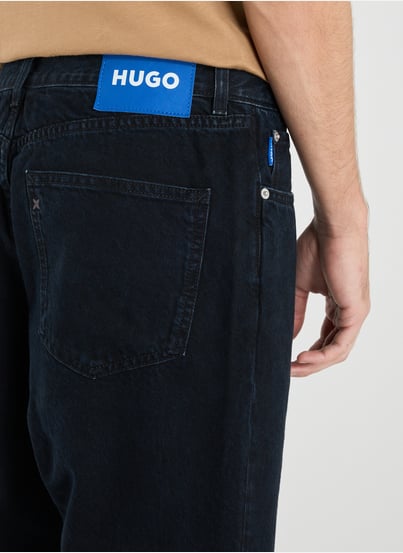 Gerade geschnittene Baumwolljeans HUGO BLUE Gerade geschnittene Baumwolljeans HUGO BLUE