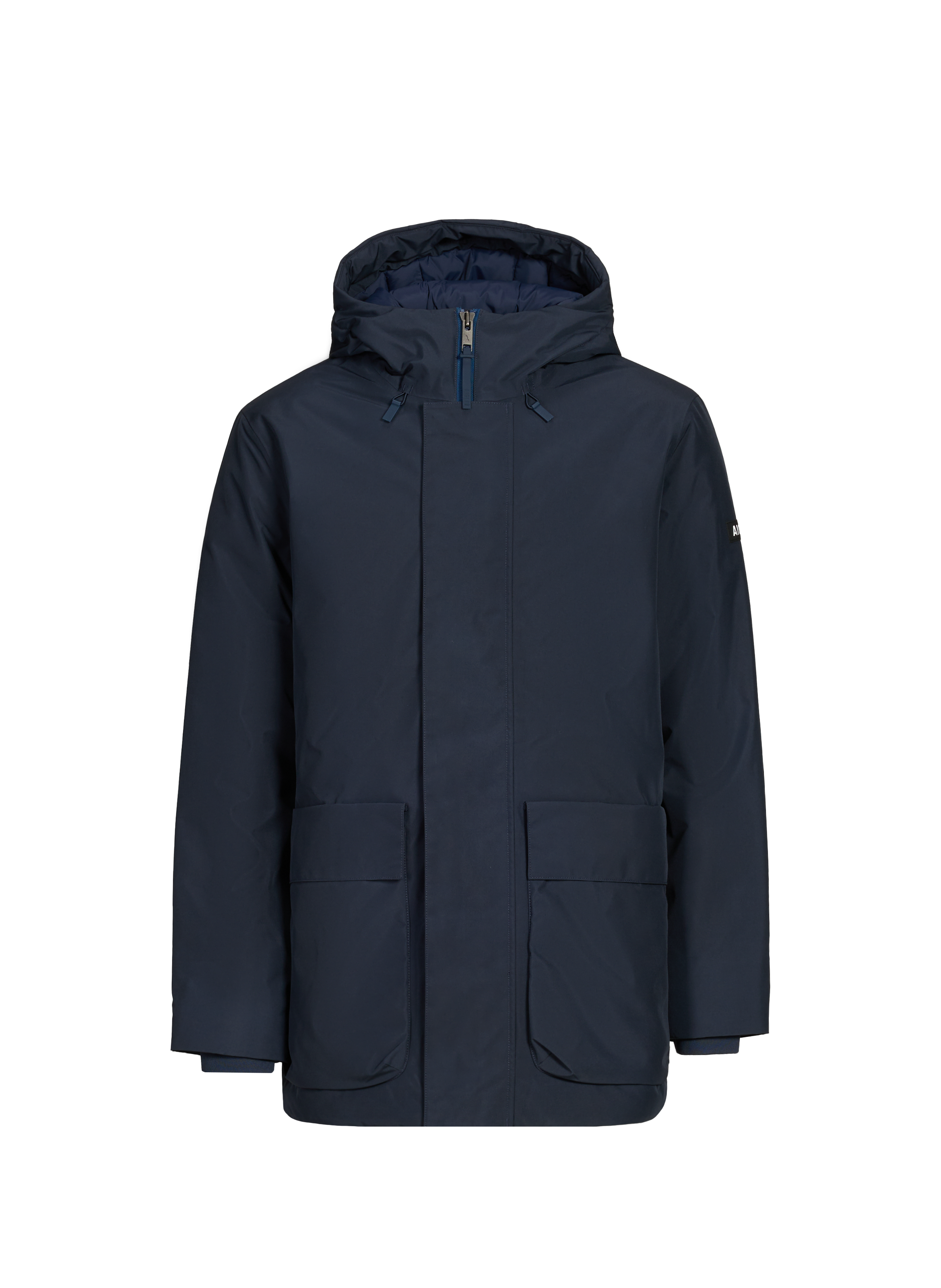 AIGLE Hooded jacket Blue