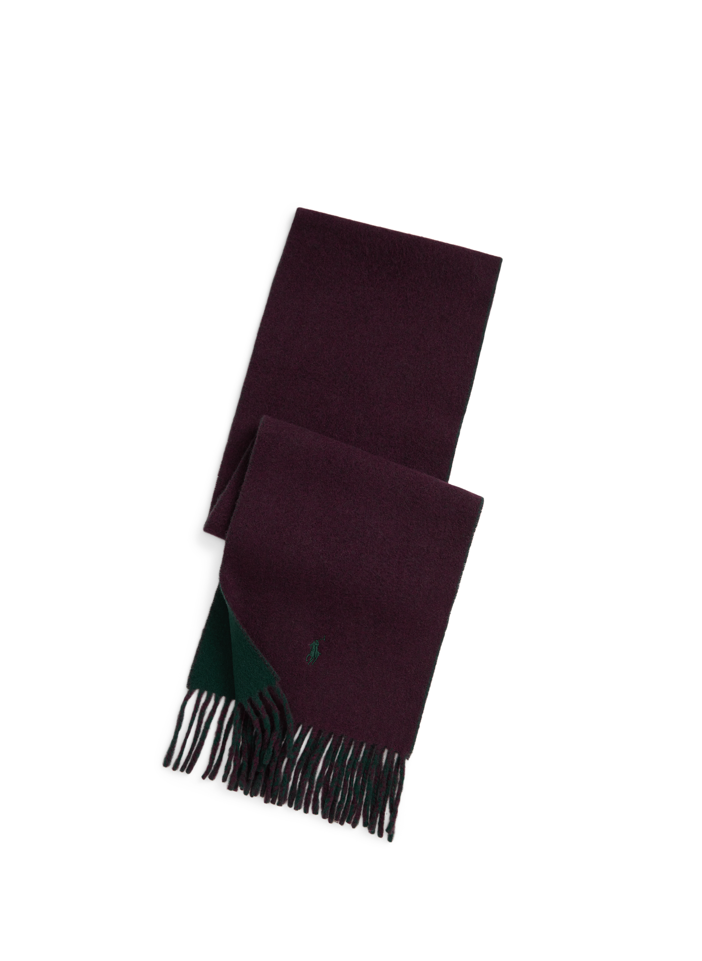 POLO RALPH LAUREN Wool-blend scarf Red
