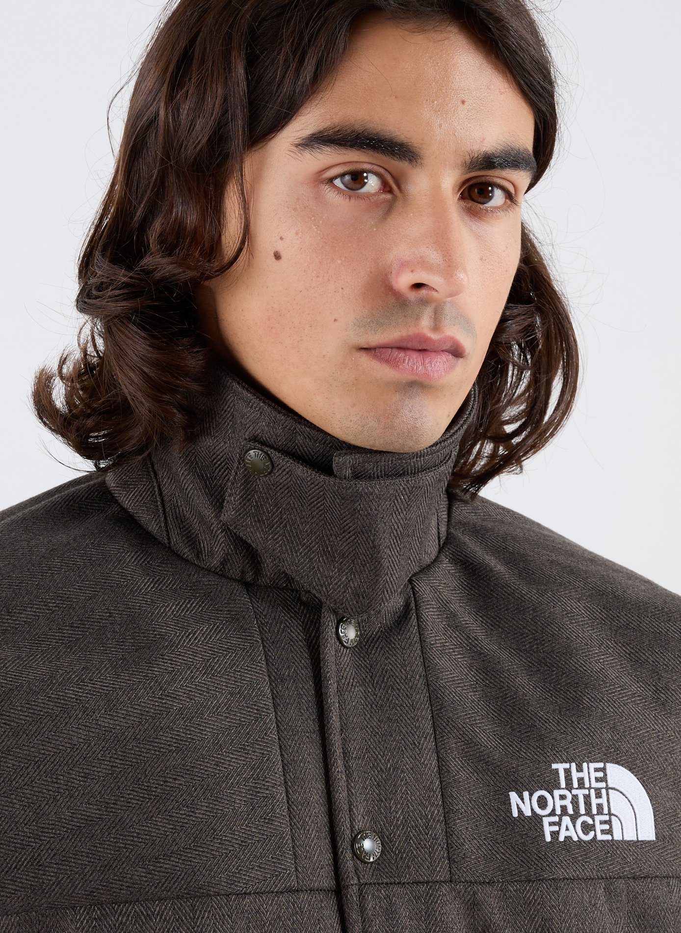 Oversized classic collar windbreaker coat THE NORTH FACE Khaki