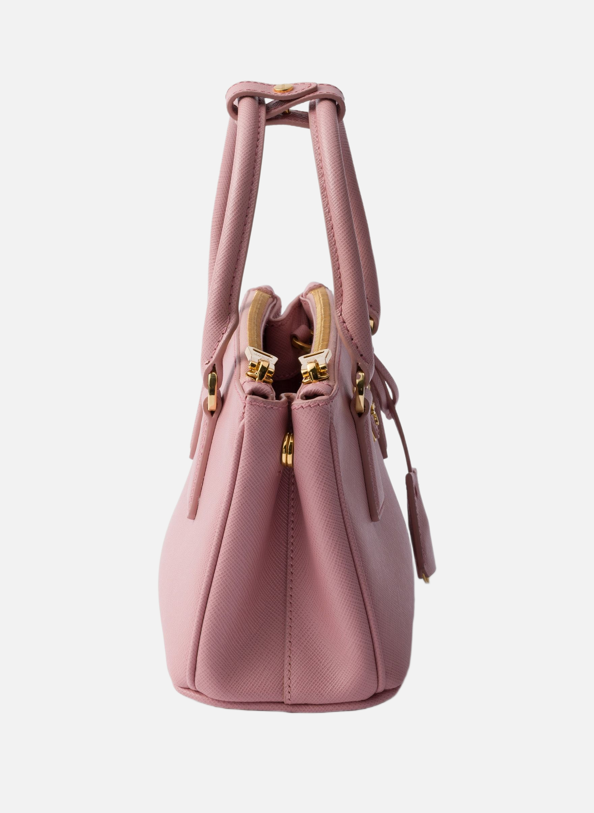 Mini sac en cuir saffiano prada galleria PRADA Rose