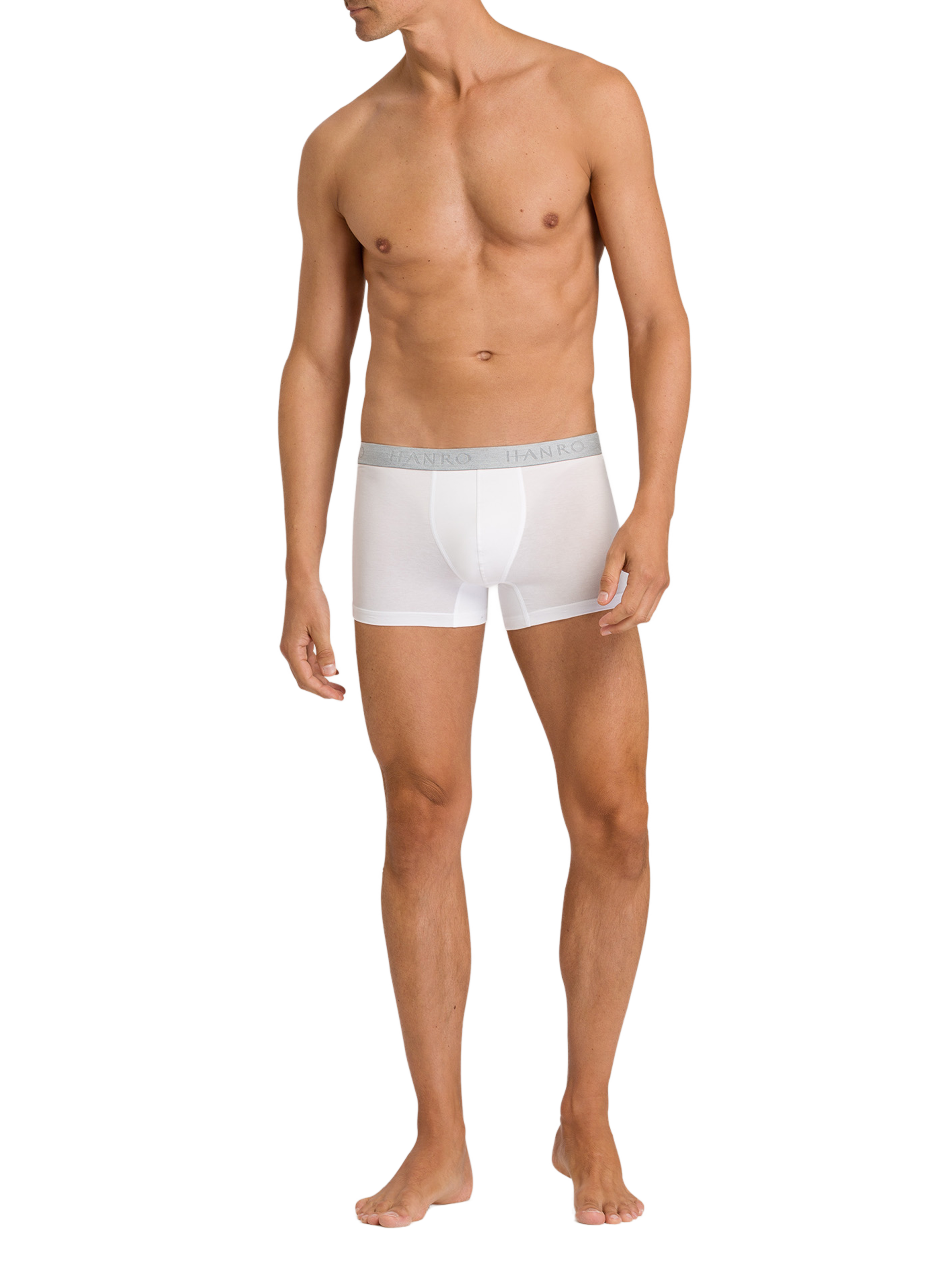Set of two cotton boxers HANRO White