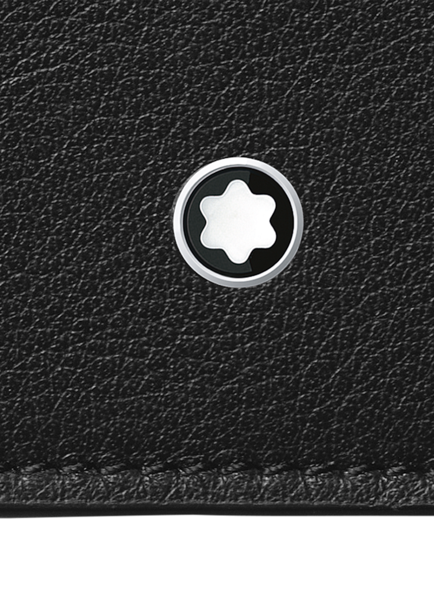 Compact leather card holder MONTBLANC Black
