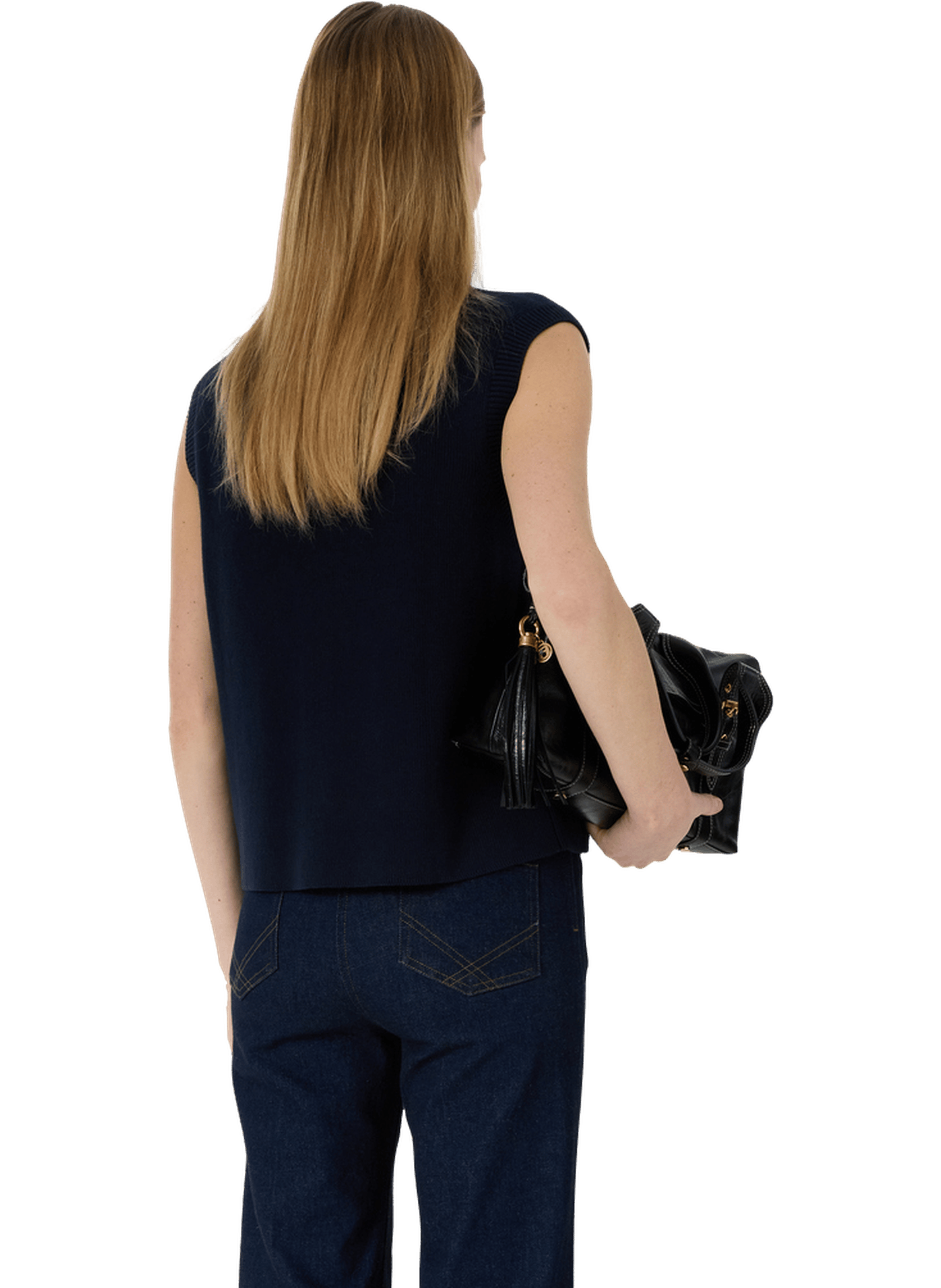 Gilet sans manche en coton - louve GERARD DAREL Bleu