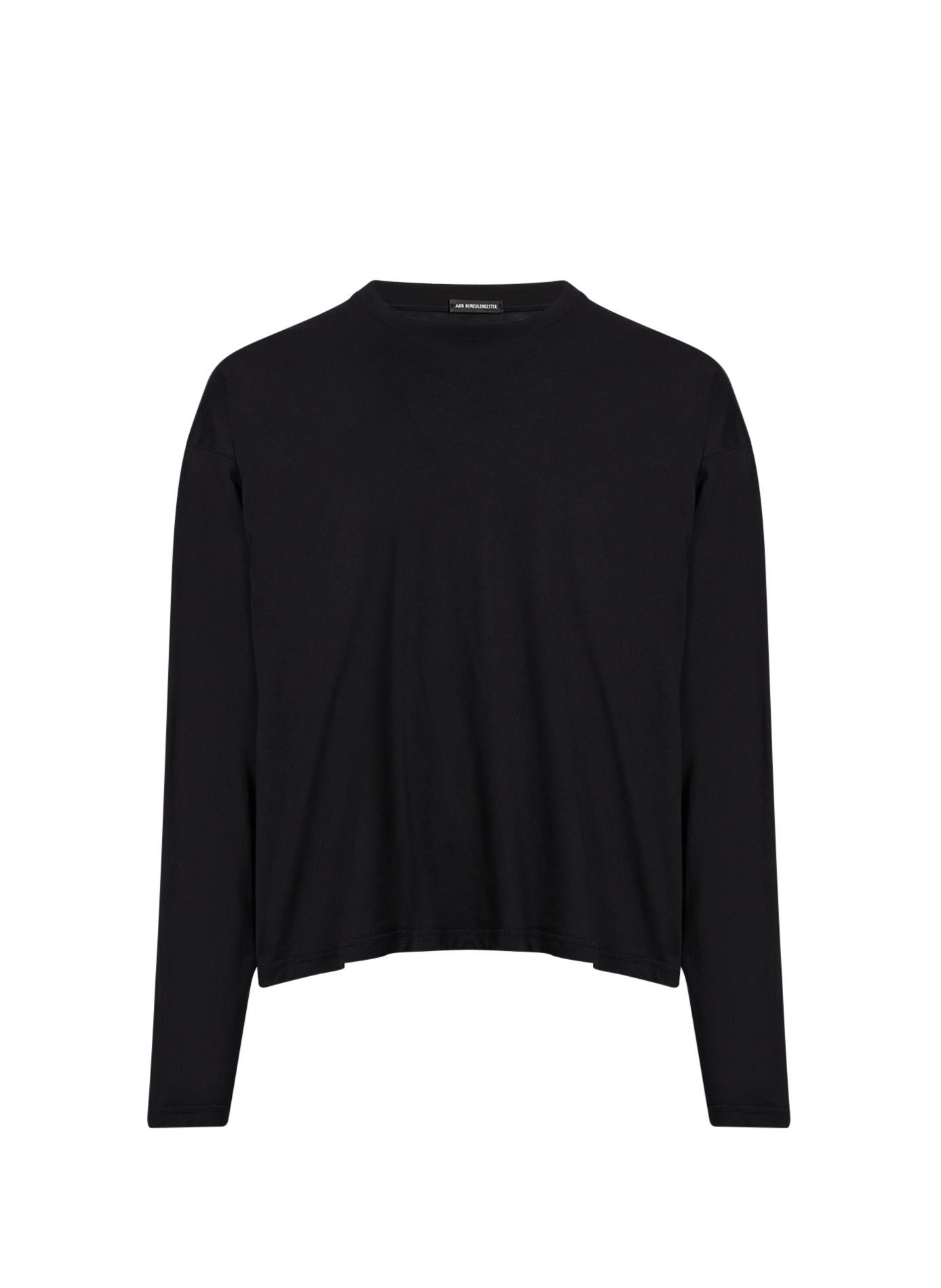 T-shirt Emil Hollow Sound en coton ANN DEMEULEMEESTER Noir