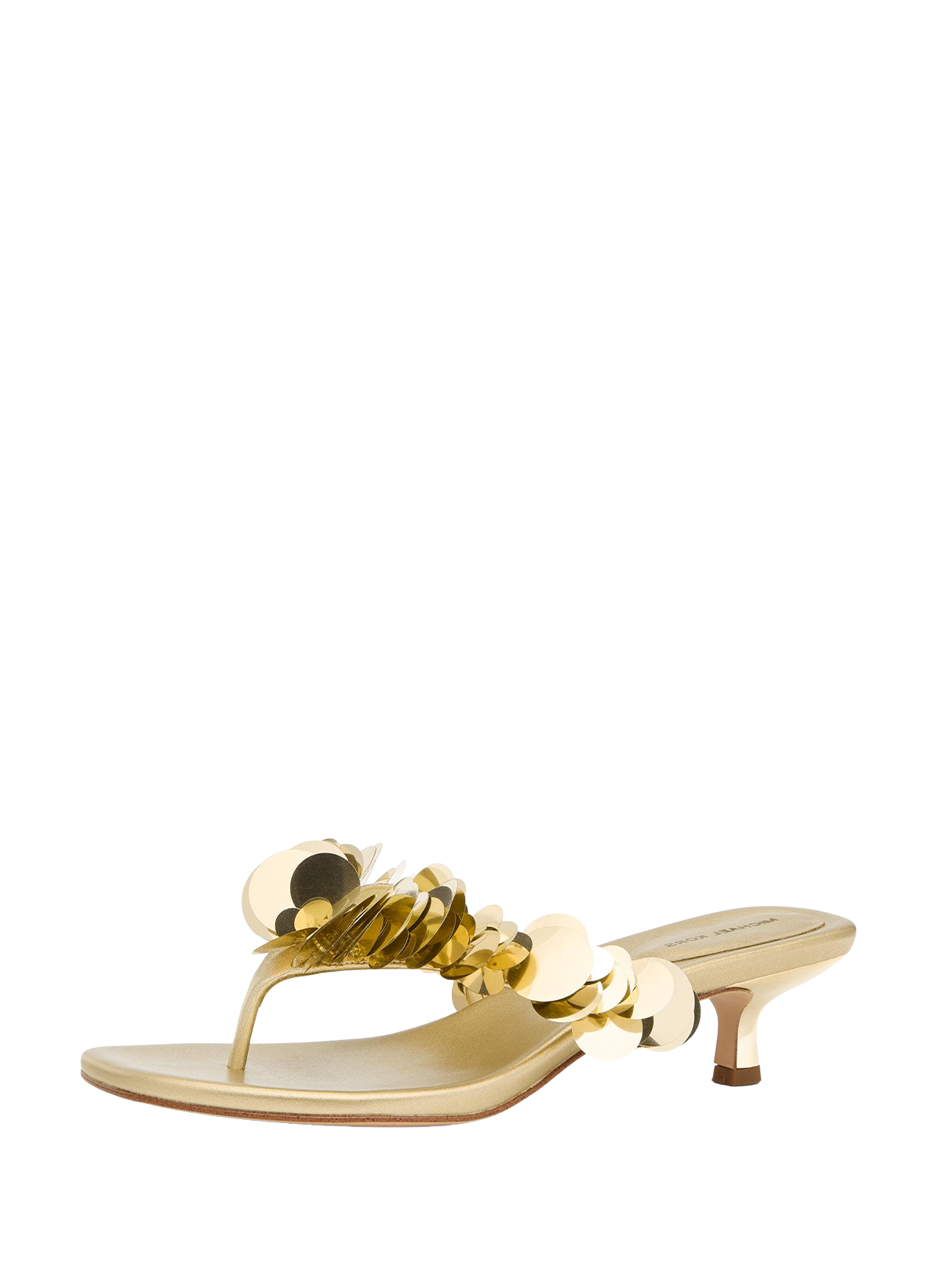 Sandales Loretta métallisée à sequins MICHAEL KORS Doré