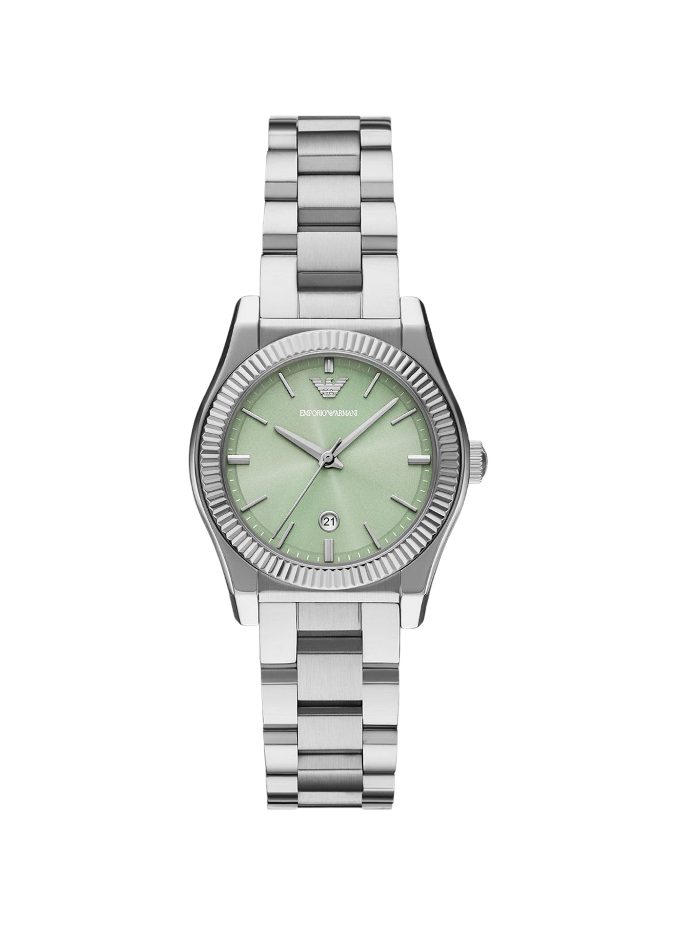Montre quartz en acier inoxydable ARMANI MONTRES Vert