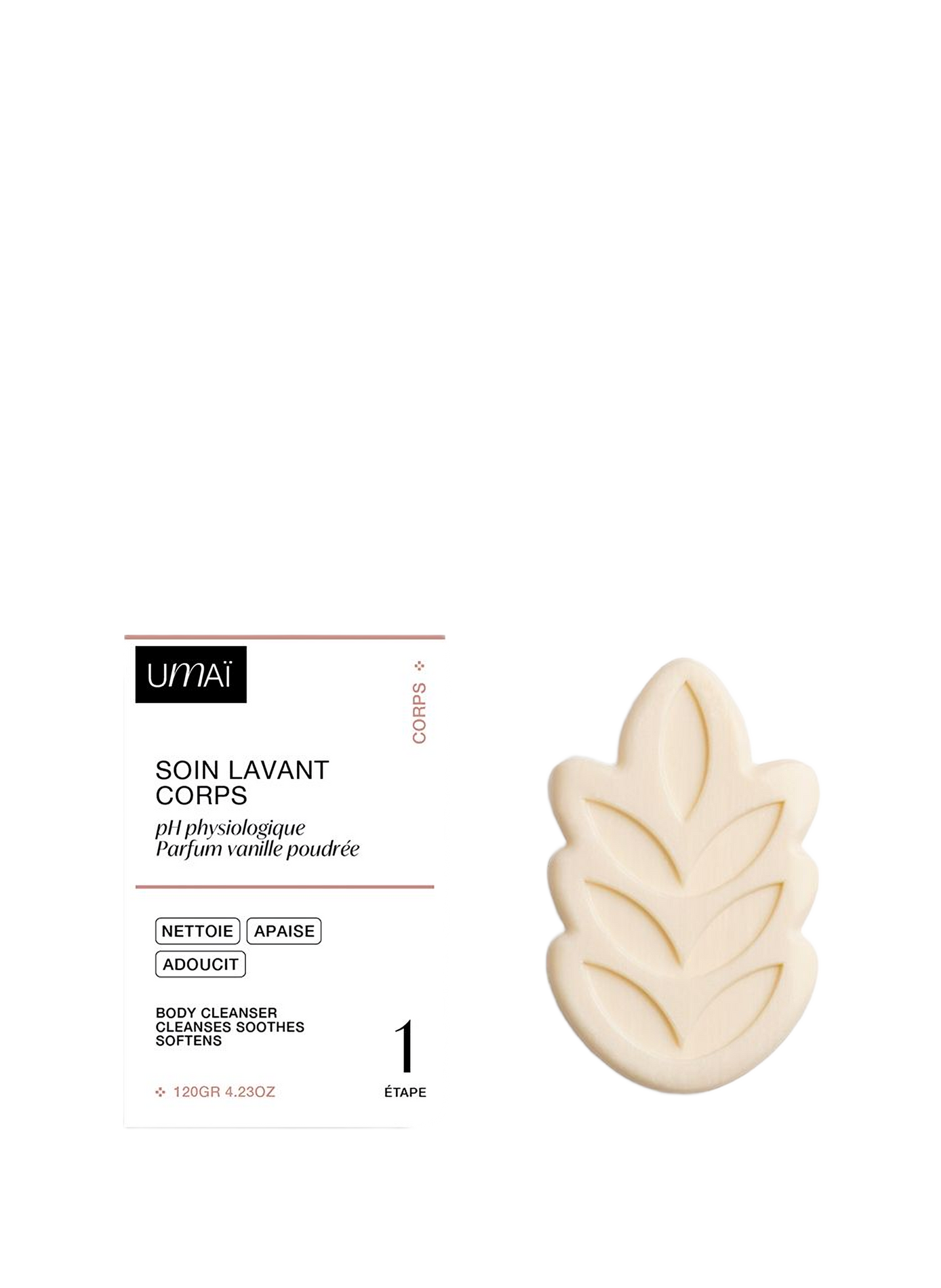 Soin lavant corps Vanille poudrée UMAI No color