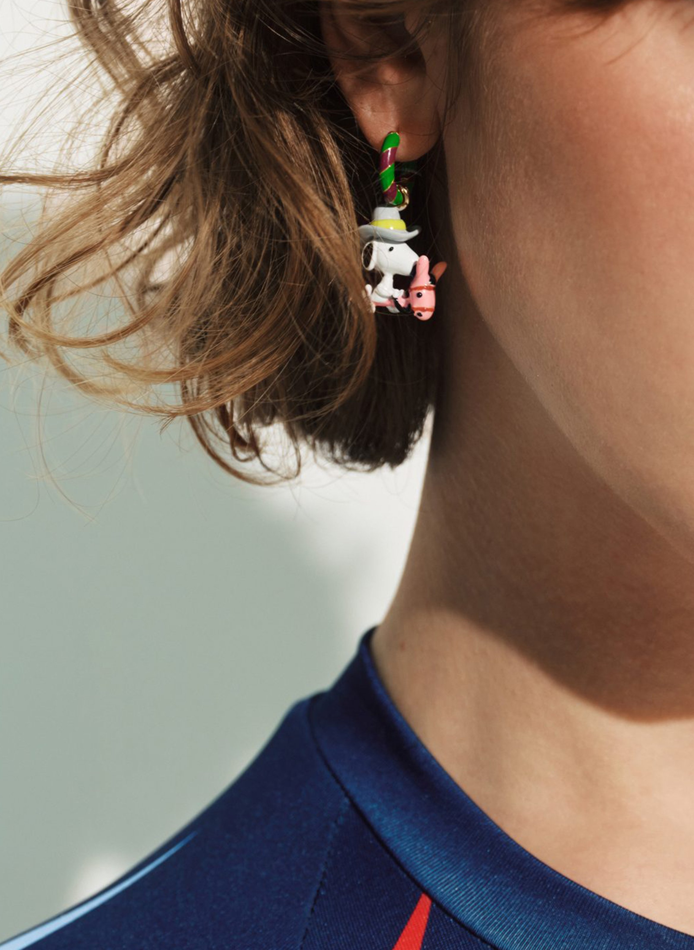 Boucles d'oreilles jamina ESSENTIEL ANTWERP Vert