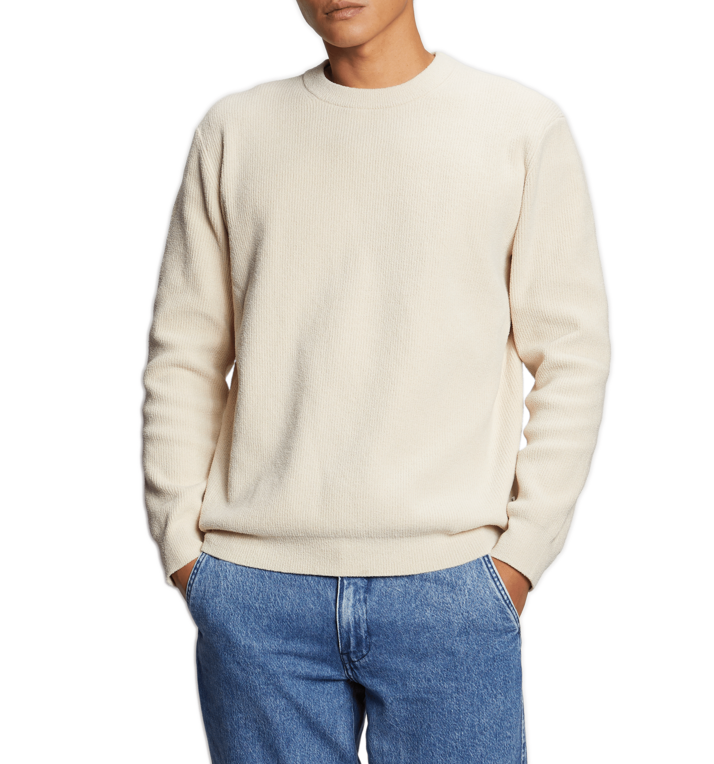 Cotton cable knit jumper NN.07 Beige