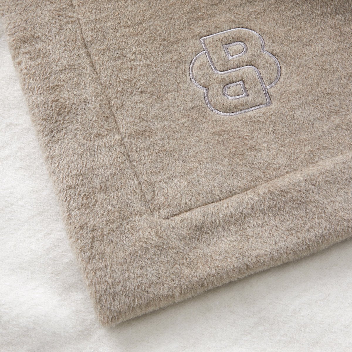 Plaid en flanelle, reverso BOSS HOME Gris