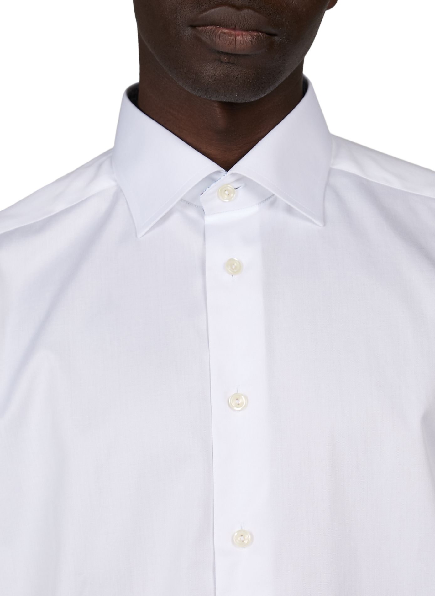 Straight cotton shirt ETON White