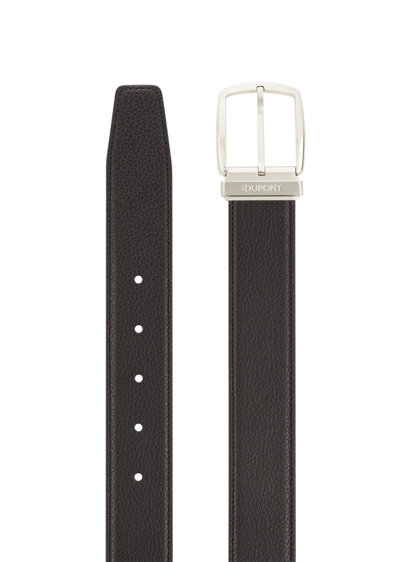 Grained leather Line D belt S.T. DUPONT Black