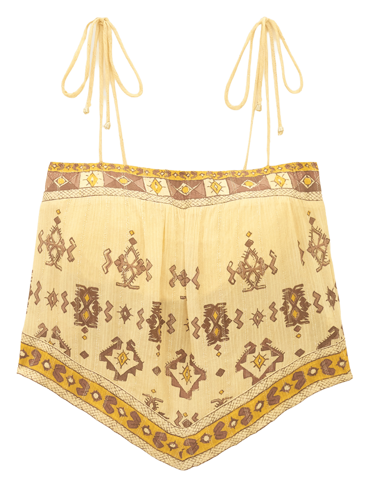Top met print Zelie BA&SH Geel