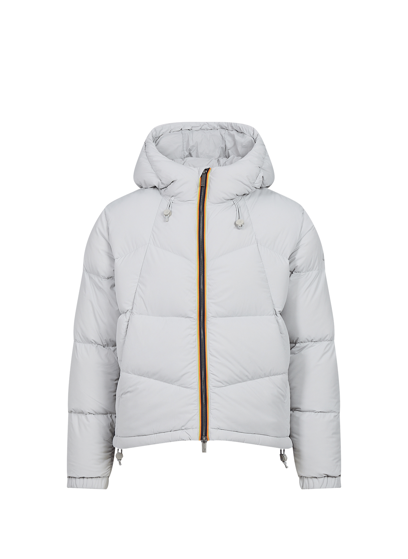 High-neck puffer jacket K-WAY Grey