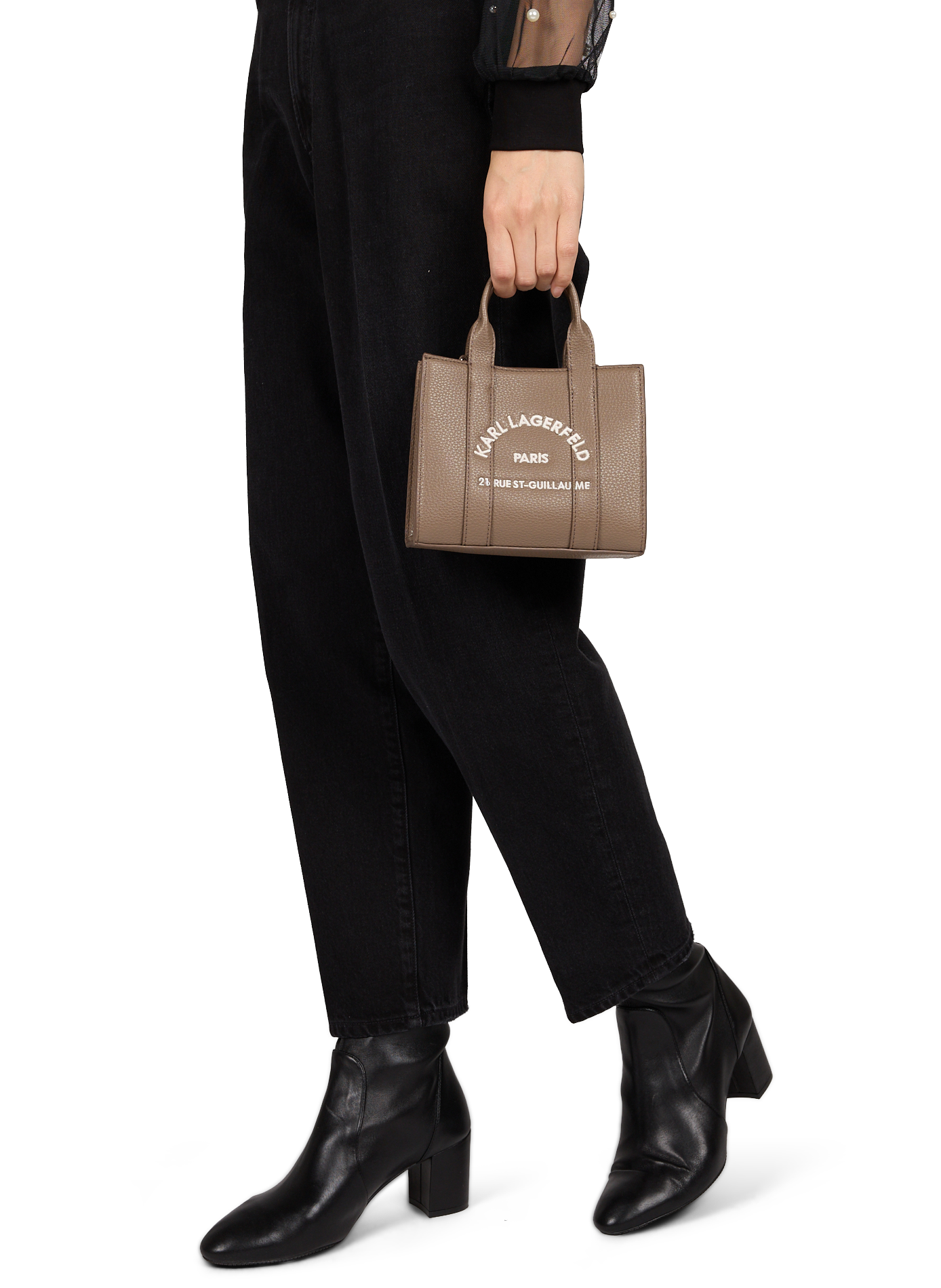 Shoulder handbag KARL LAGERFELD Brown
