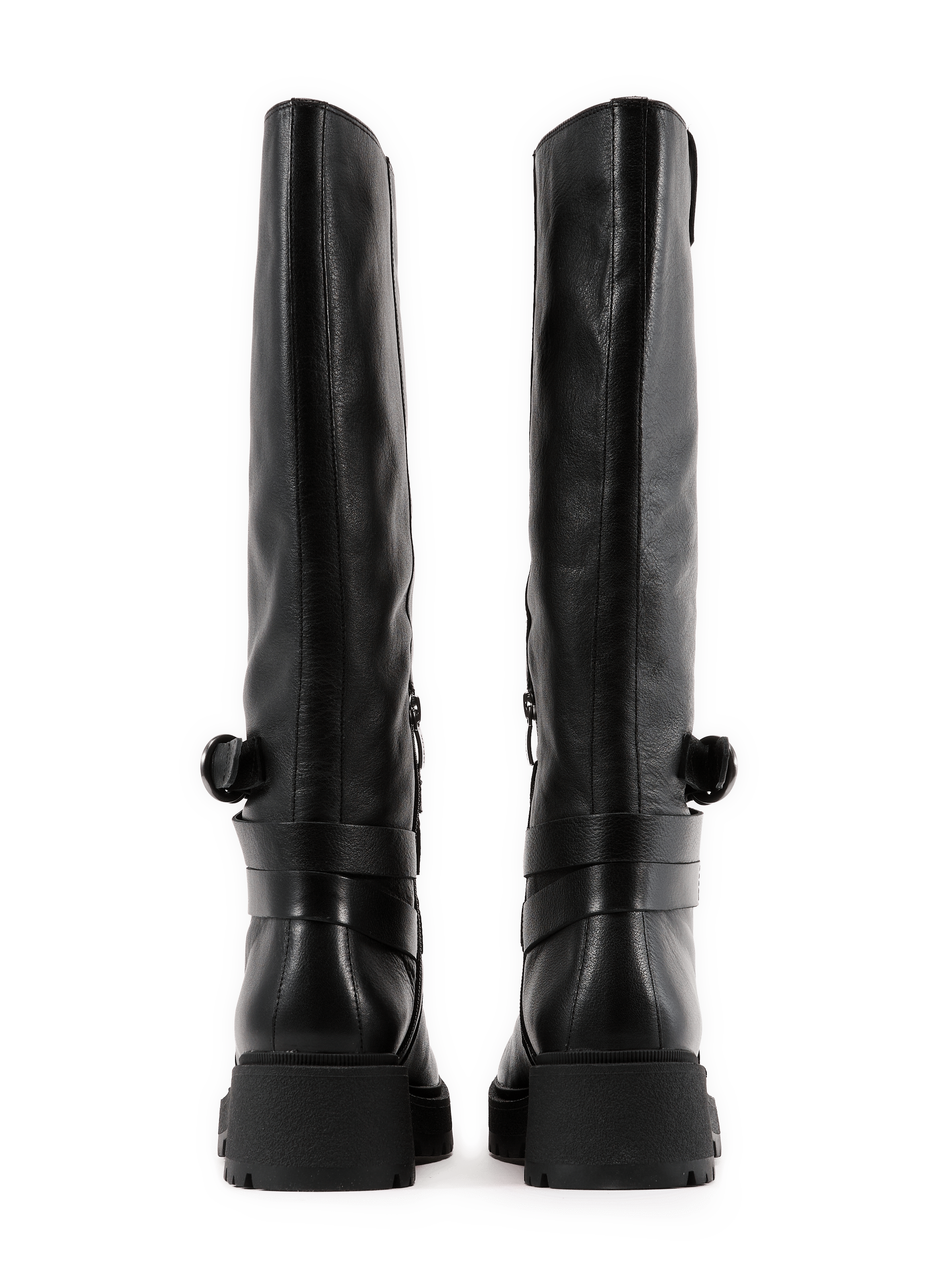 Bottes en cuir GEOX Schwarz