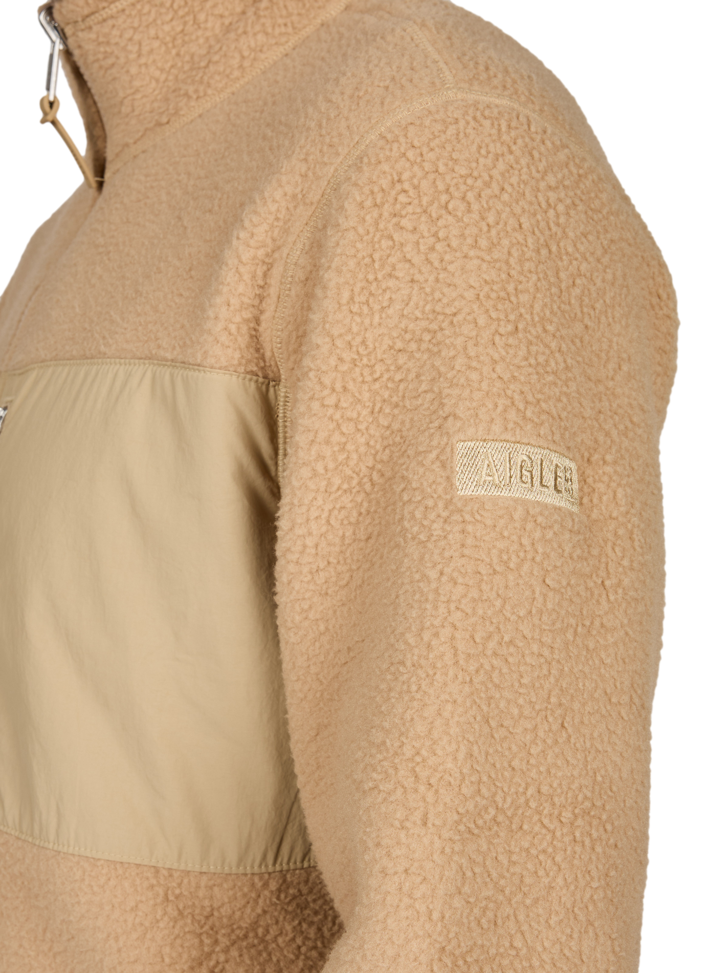 Chaqueta polar recta con cuello alto | Beige AIGLE Hombre