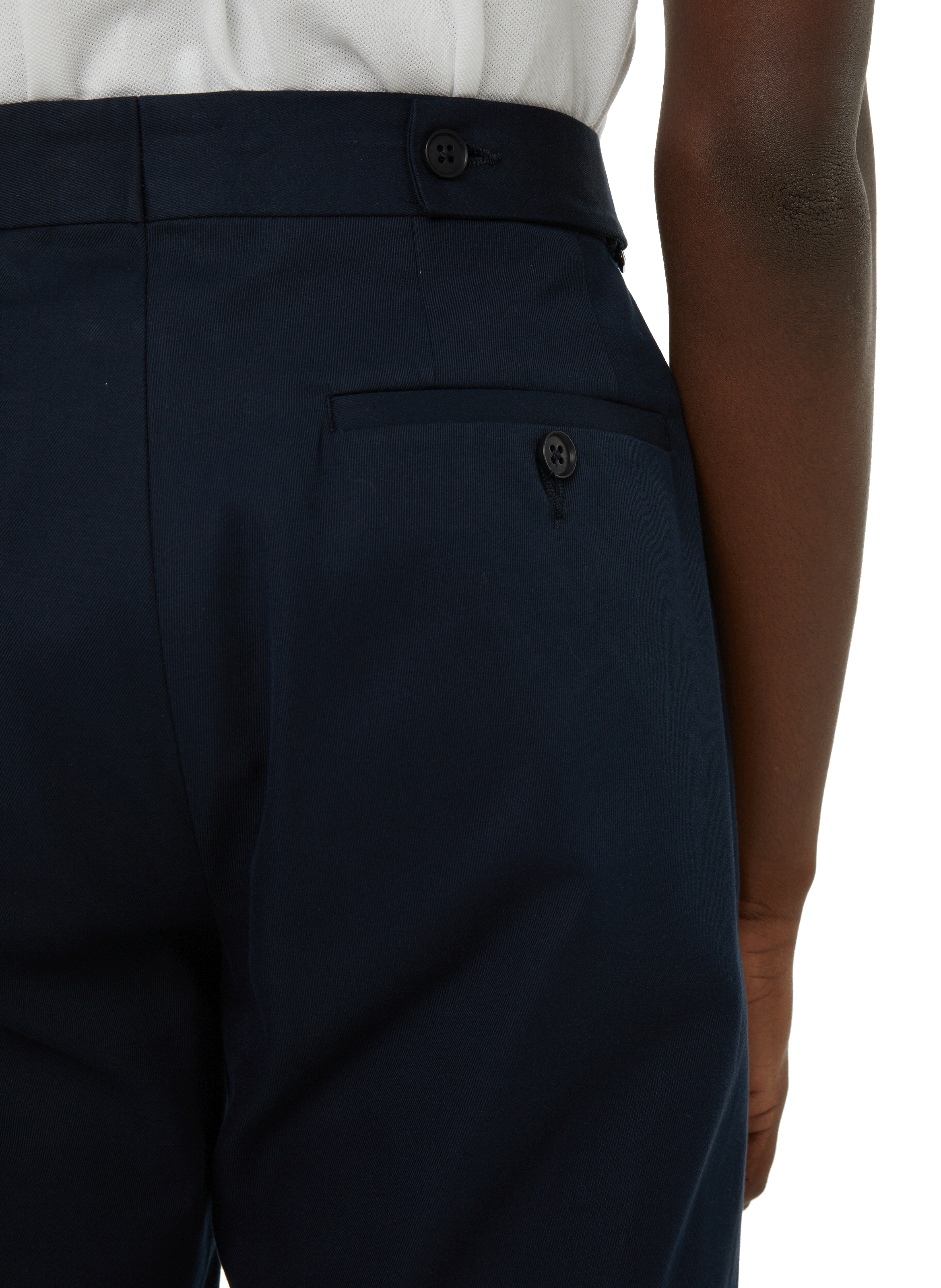 Pantalon en coton, soie et cachemire SAISON 1865 Bleu