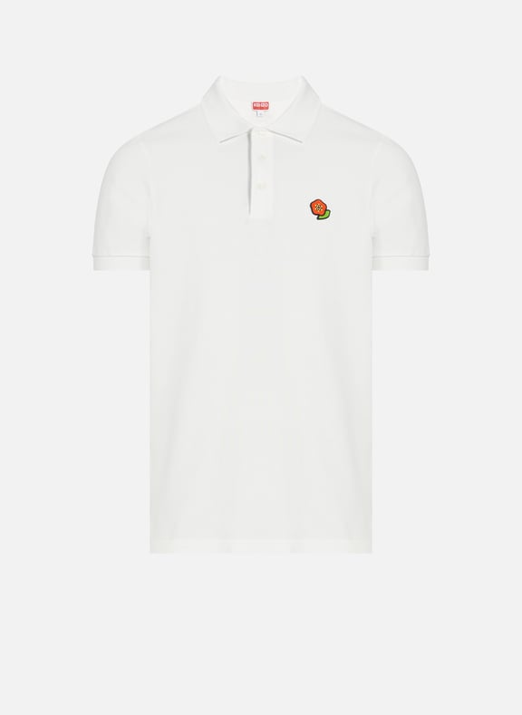 Polo broderie Pop Blanc by KENZO KENZO Polo broderie Pop Blanc