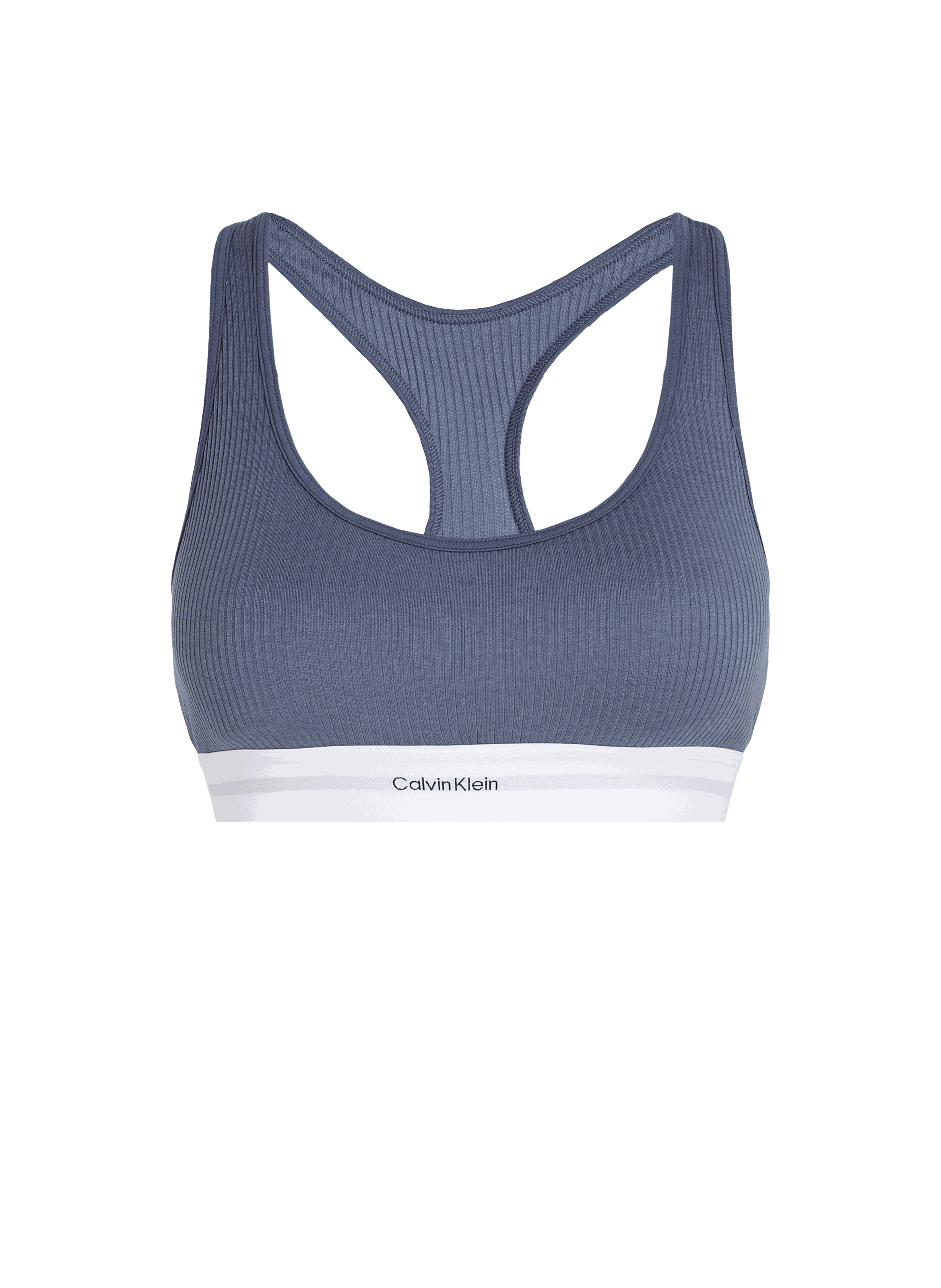 Ribbed bralette CALVIN KLEIN Grey