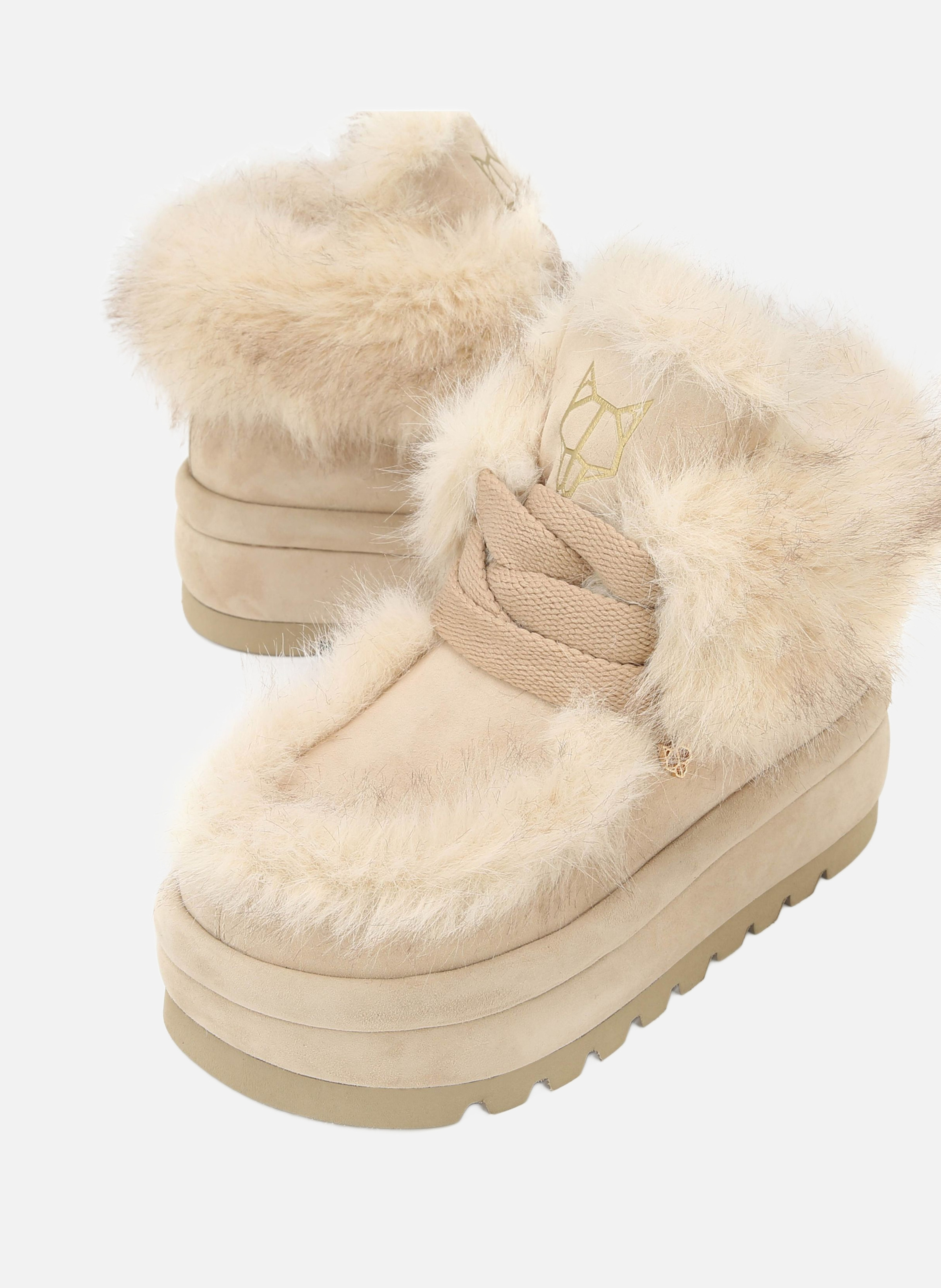 Bottes bambi NAKED WOLFE Beige