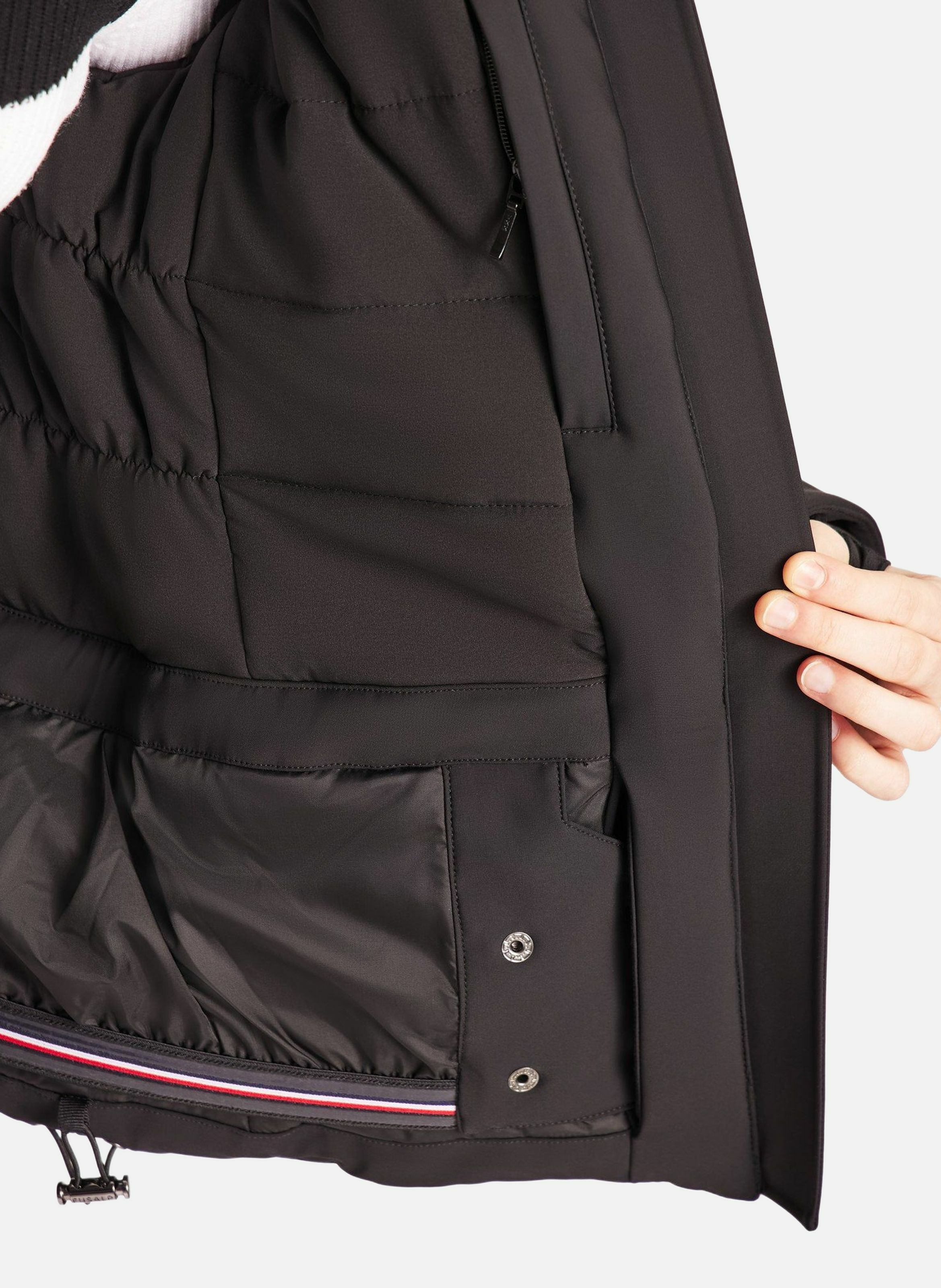 Veste de ski katarina col tailleur coupe regular FUSALP Noir