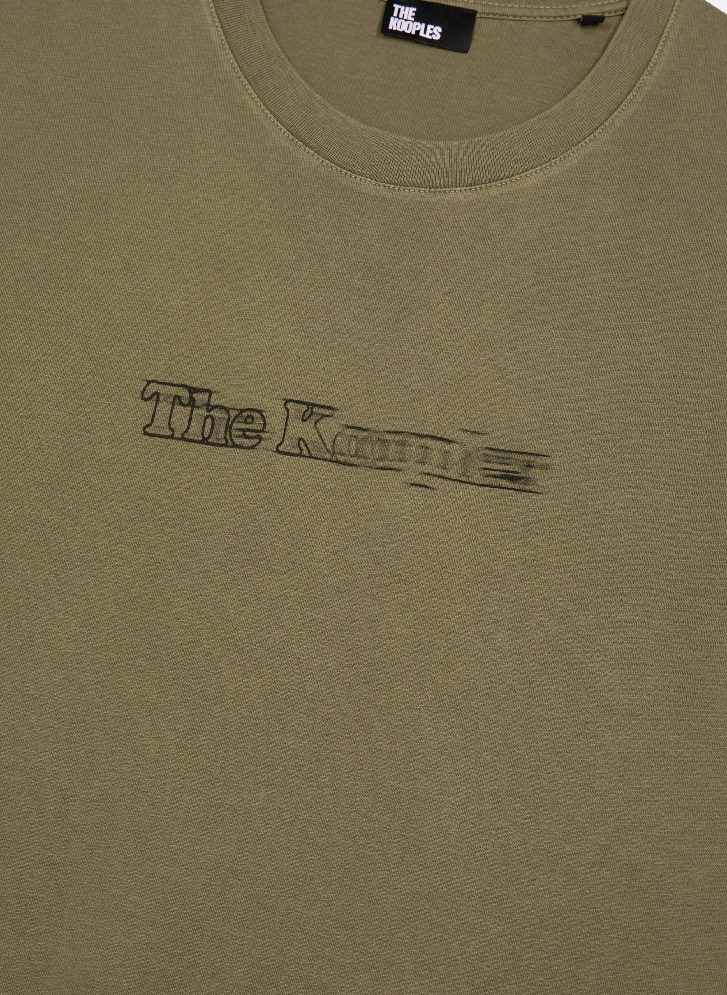 T-shirt avec logo effet vintage THE KOOPLES Vert
