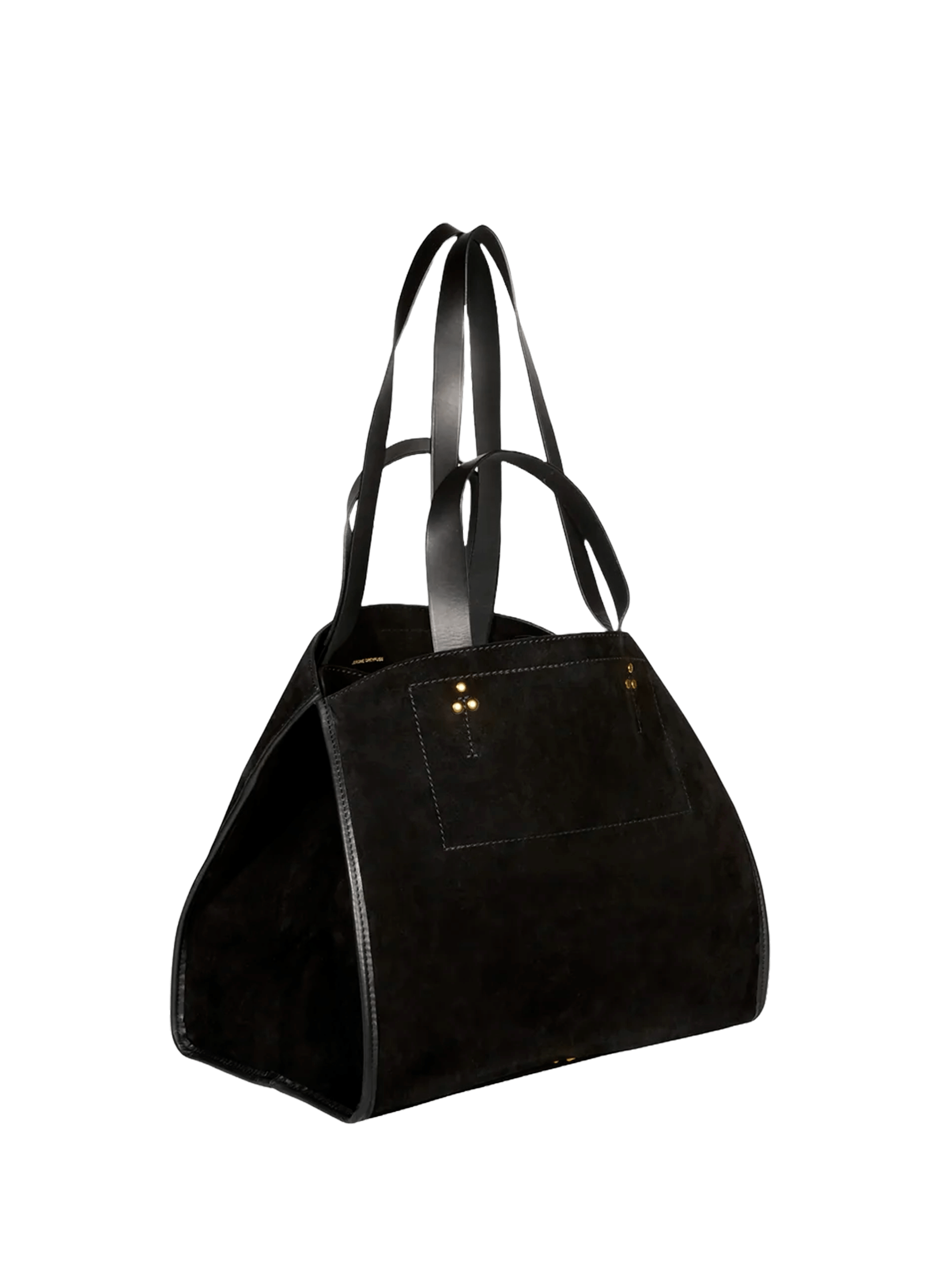 Sac cabas Léon M en croûte de cuir JÉRÔME DREYFUSS Noir