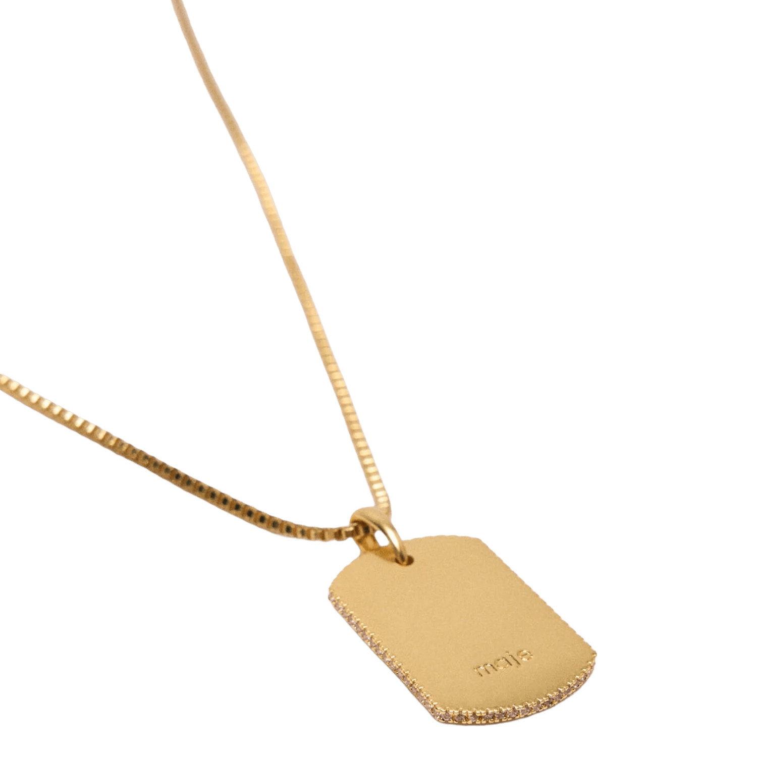 Collier en laiton MAJE Doré