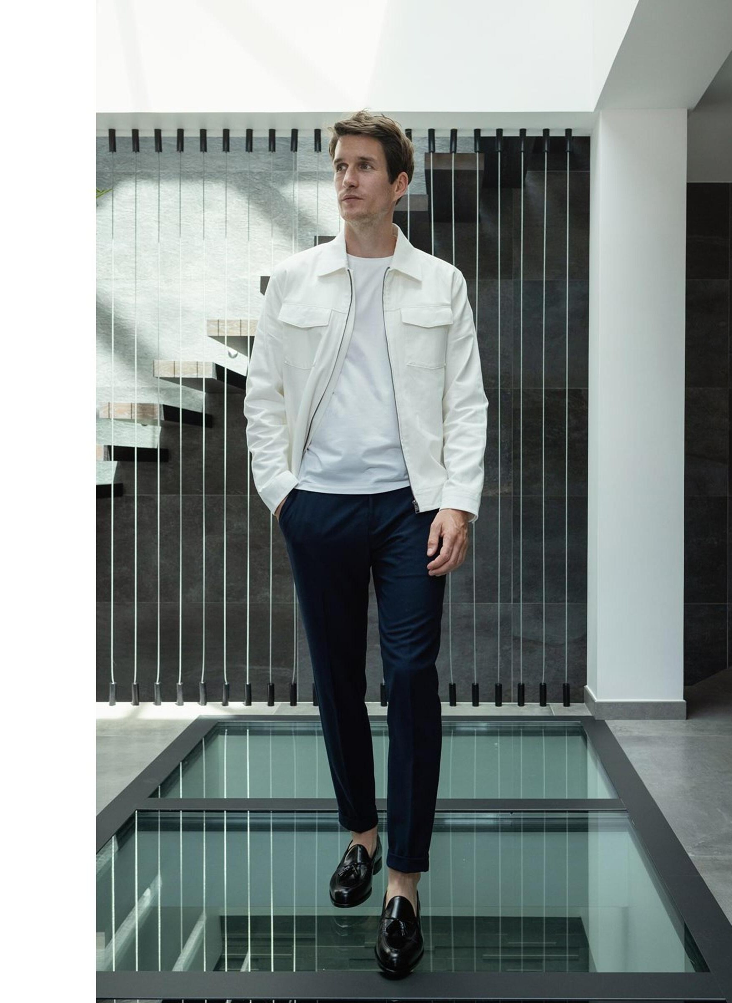 Mocassins cuir olden FINSBURY Noir