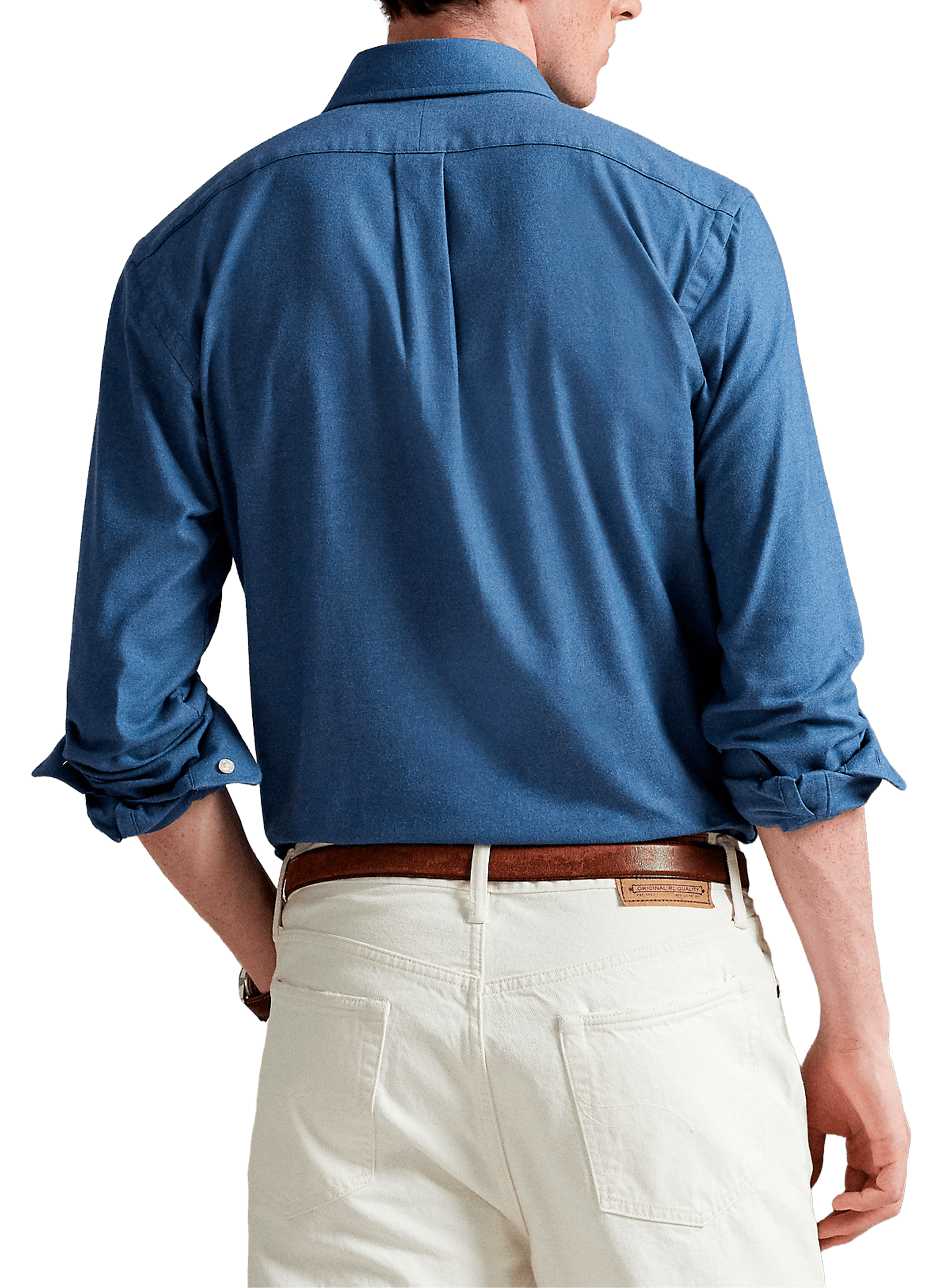 Straight cotton blend Shirt POLO RALPH LAUREN Blue