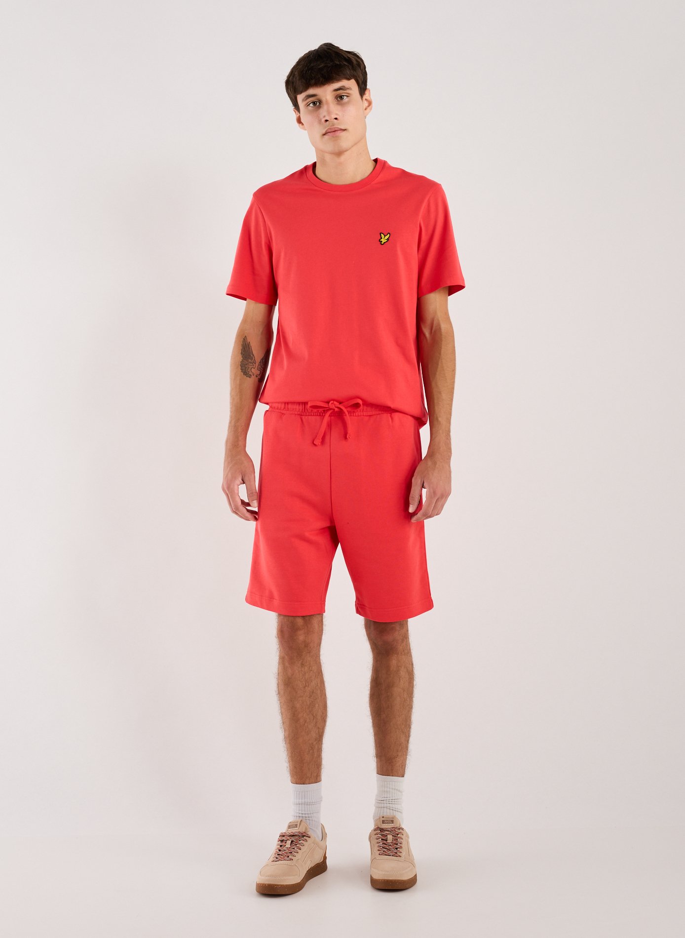 Shorts with logo LYLE &amp; SCOTT Red