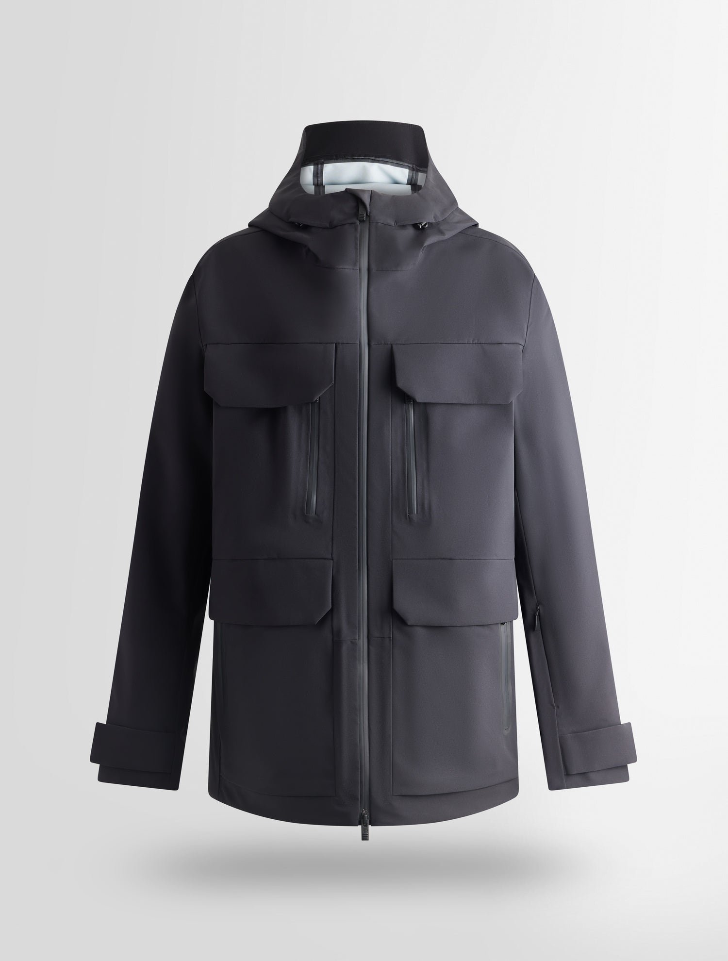 Veste de ski bromonz col capuche coupe regular FUSALP Noir