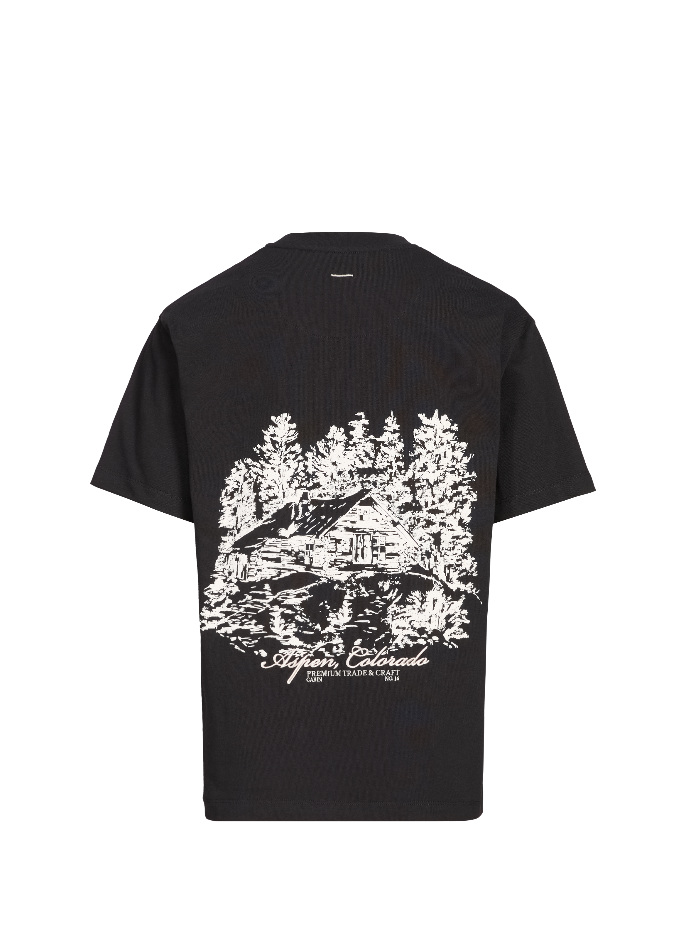 Biker-style cotton t-shirt ONLY THE BLIND Black