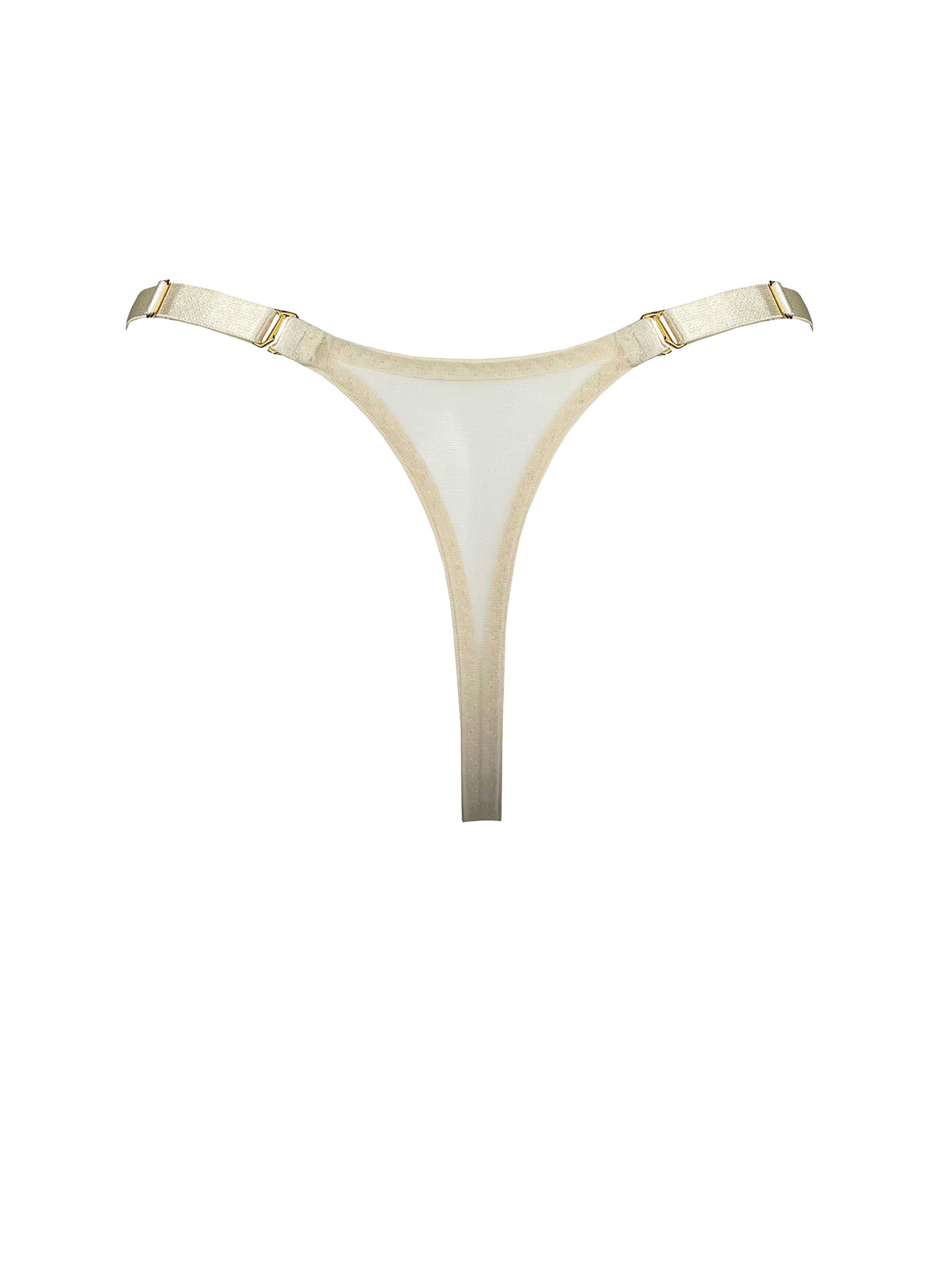 Amela embroidered top BORDELLE White