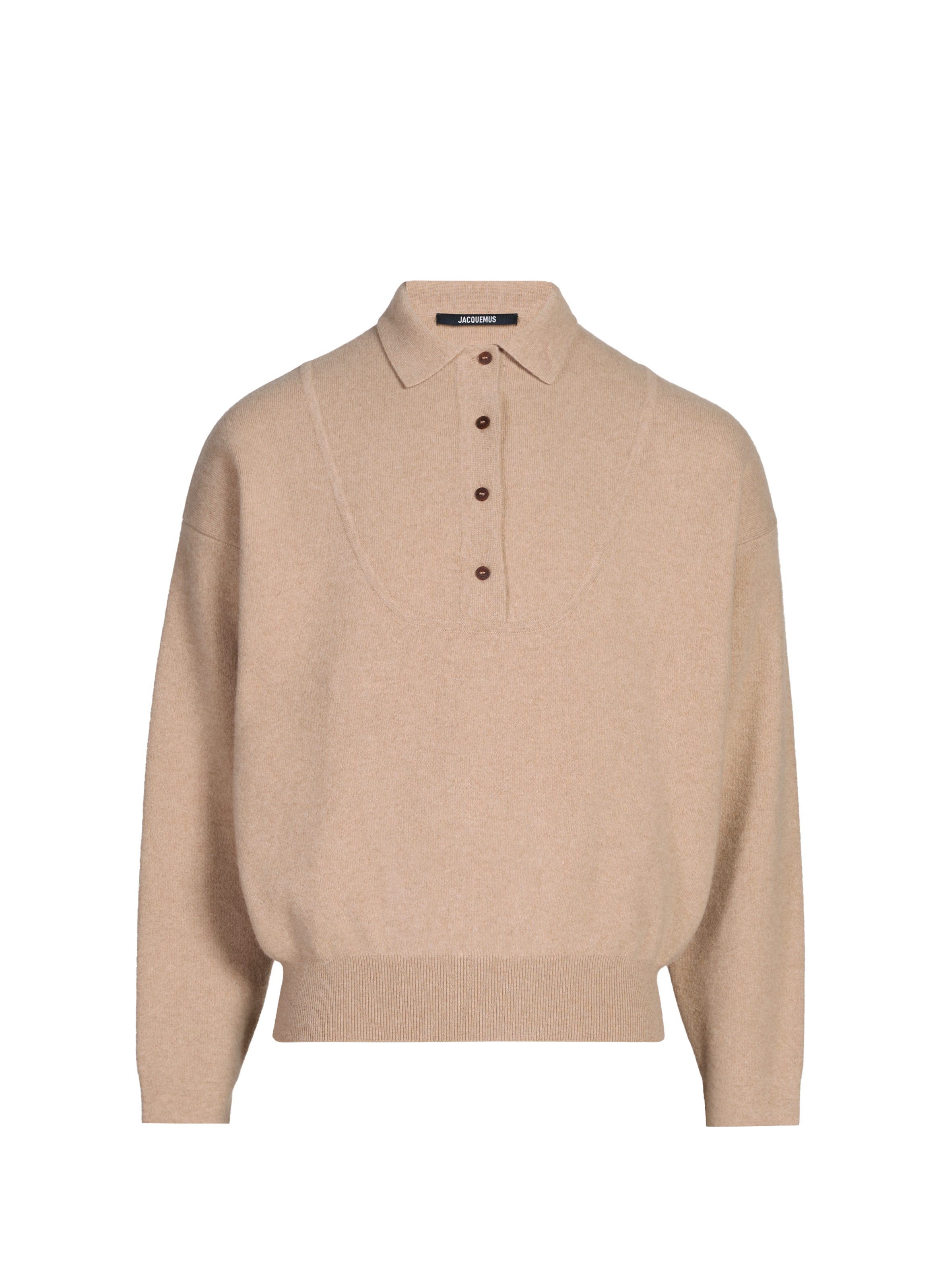 Pull en laine et cachemire JACQUEMUS Beige