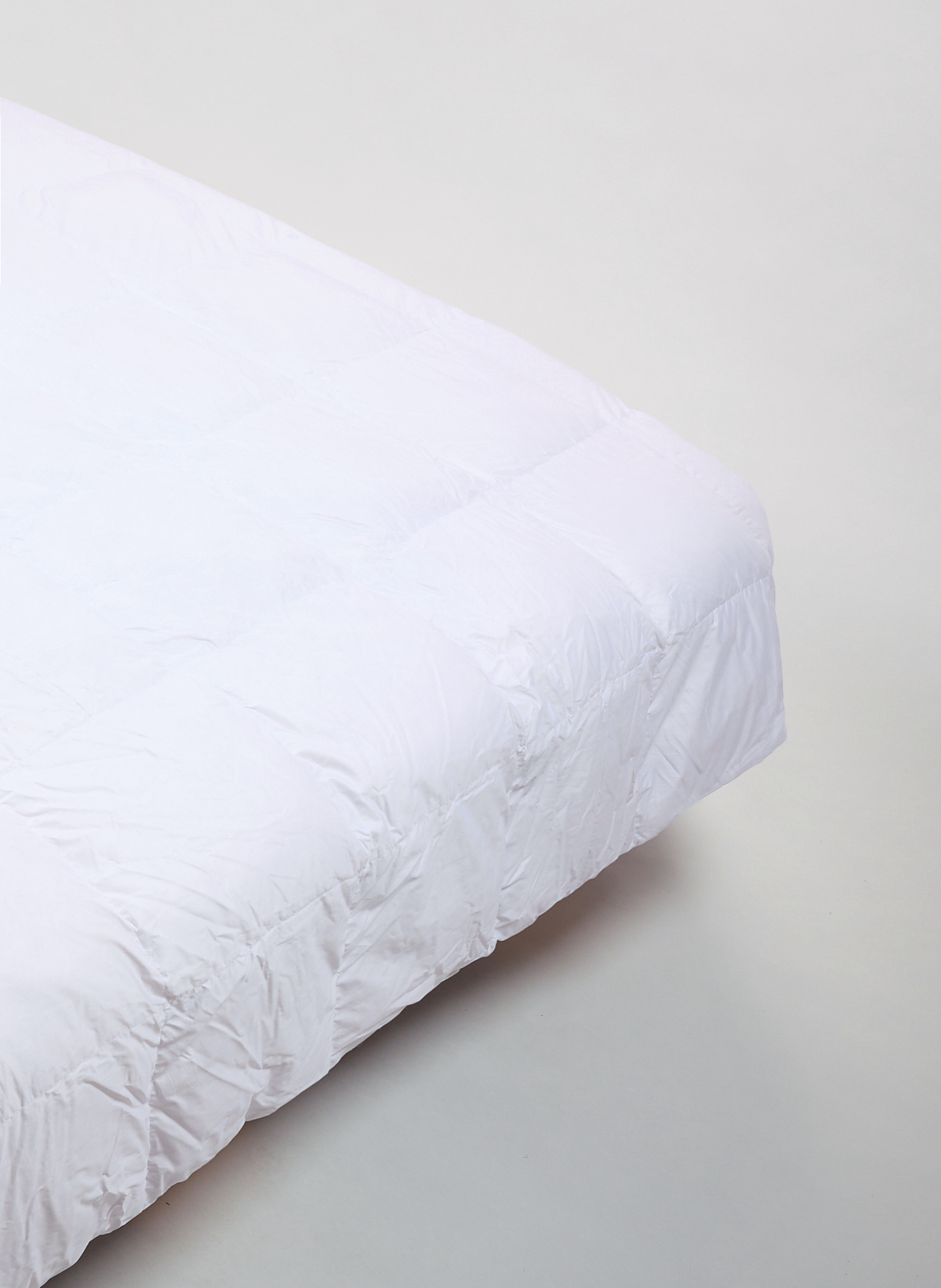 Couette naturelle légère en satin de coton AU PRINTEMPS PARIS Blanc