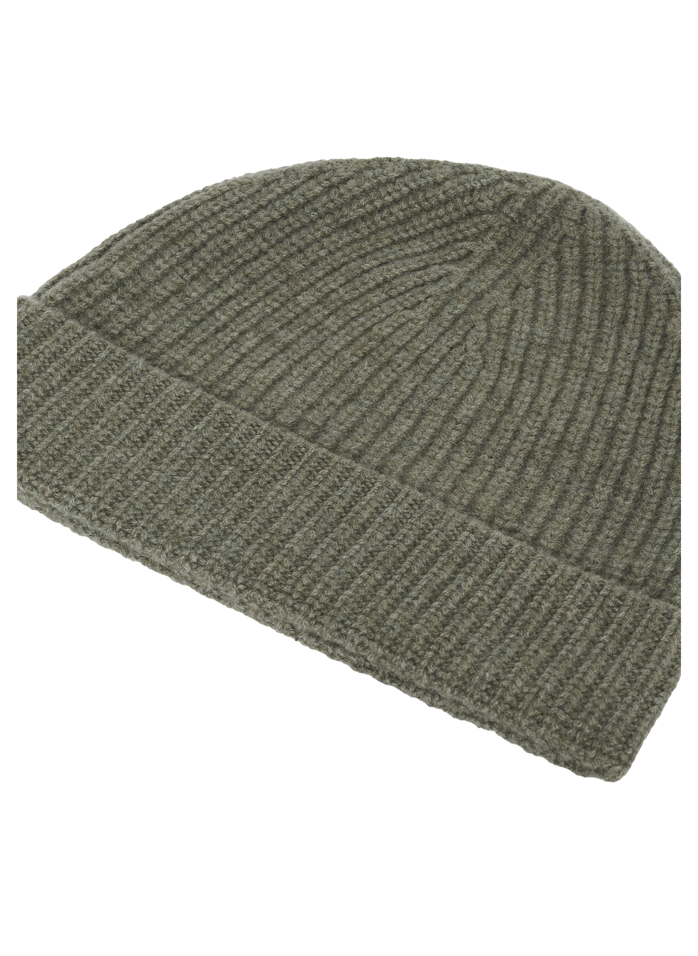 Bonnet en cachemire à côtes - gaelle GERARD DAREL Kaki